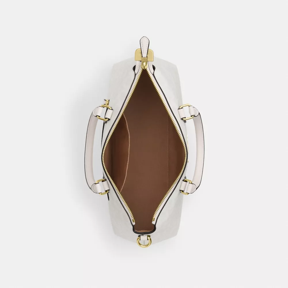 Сумка COACH Georgia Satchel Bag In Signature Canvas