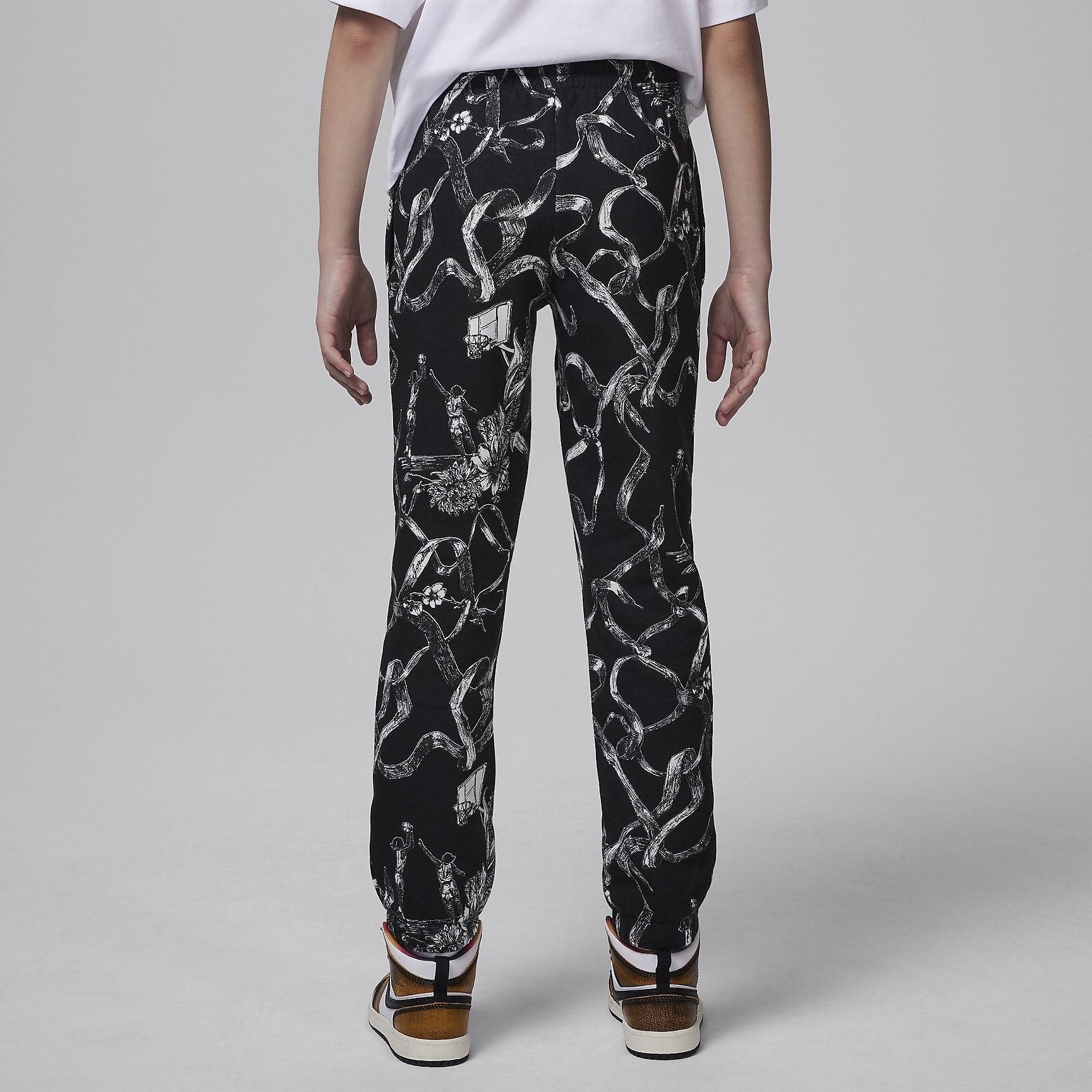 Jordan Big Kids' Brooklyn Fleece Printed Pants