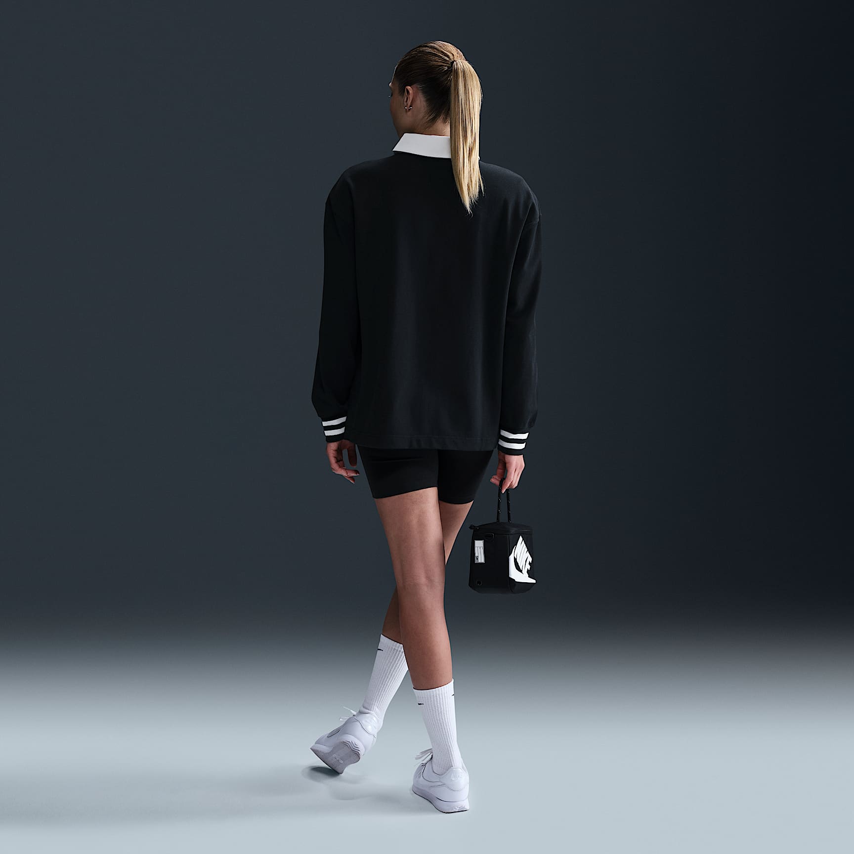 Nike Sportswear Essential Women's Oversized Long-Sleeve Polo