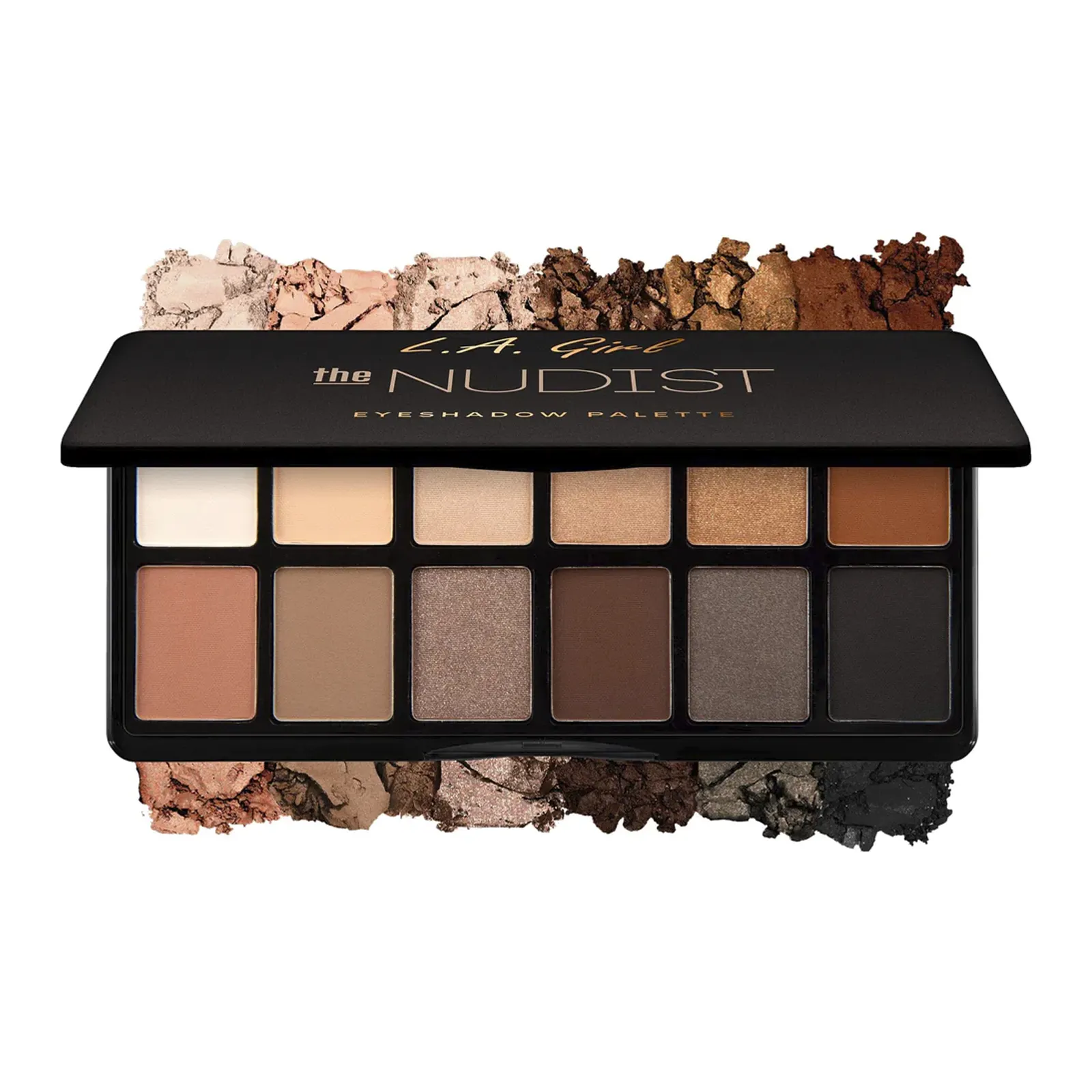 L.A. Girl, Палетка теней для век The Nudist, 1 г (каждый оттенок)