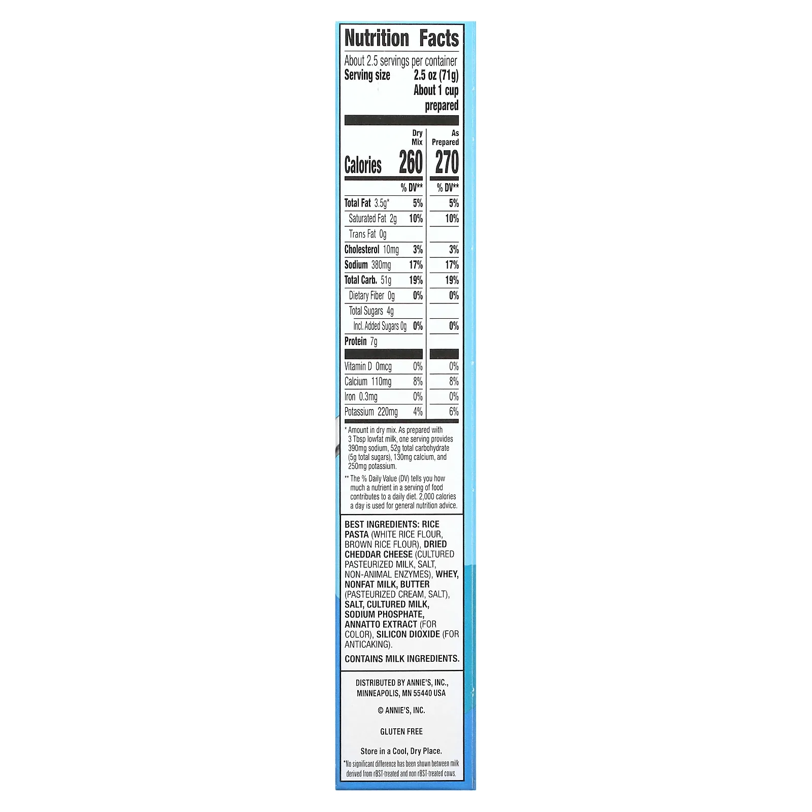 Annie's Homegrown, Рисовая паста и классический чеддер, без глютена, 170 г (6 унций)