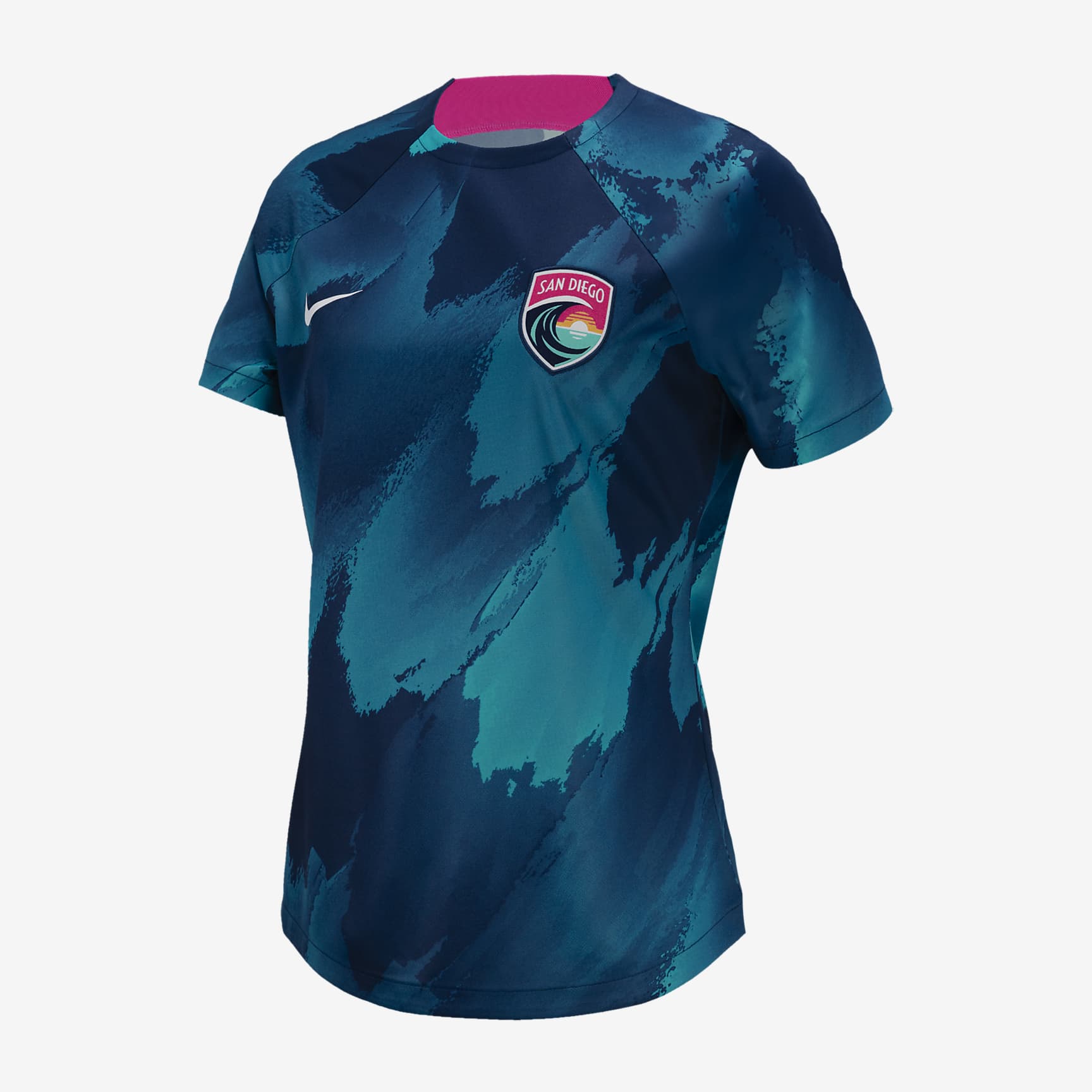 San Diego Wave FC Women's Nike NWSL Pre-Match Top
