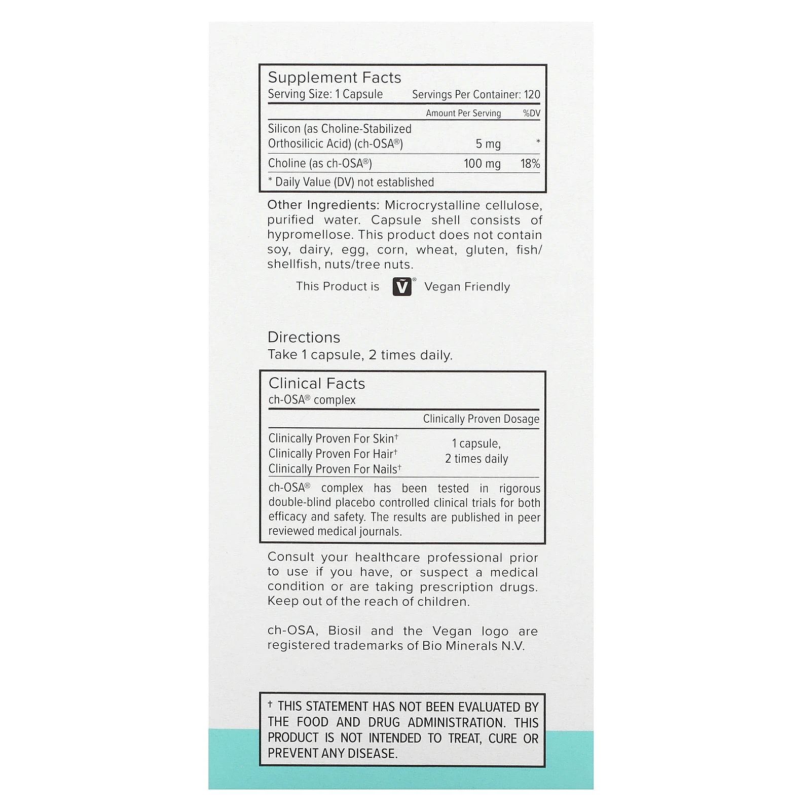 BioSil, Collagen Generator, средство для стимулирования производства коллагена, 120 оригинальных капсул