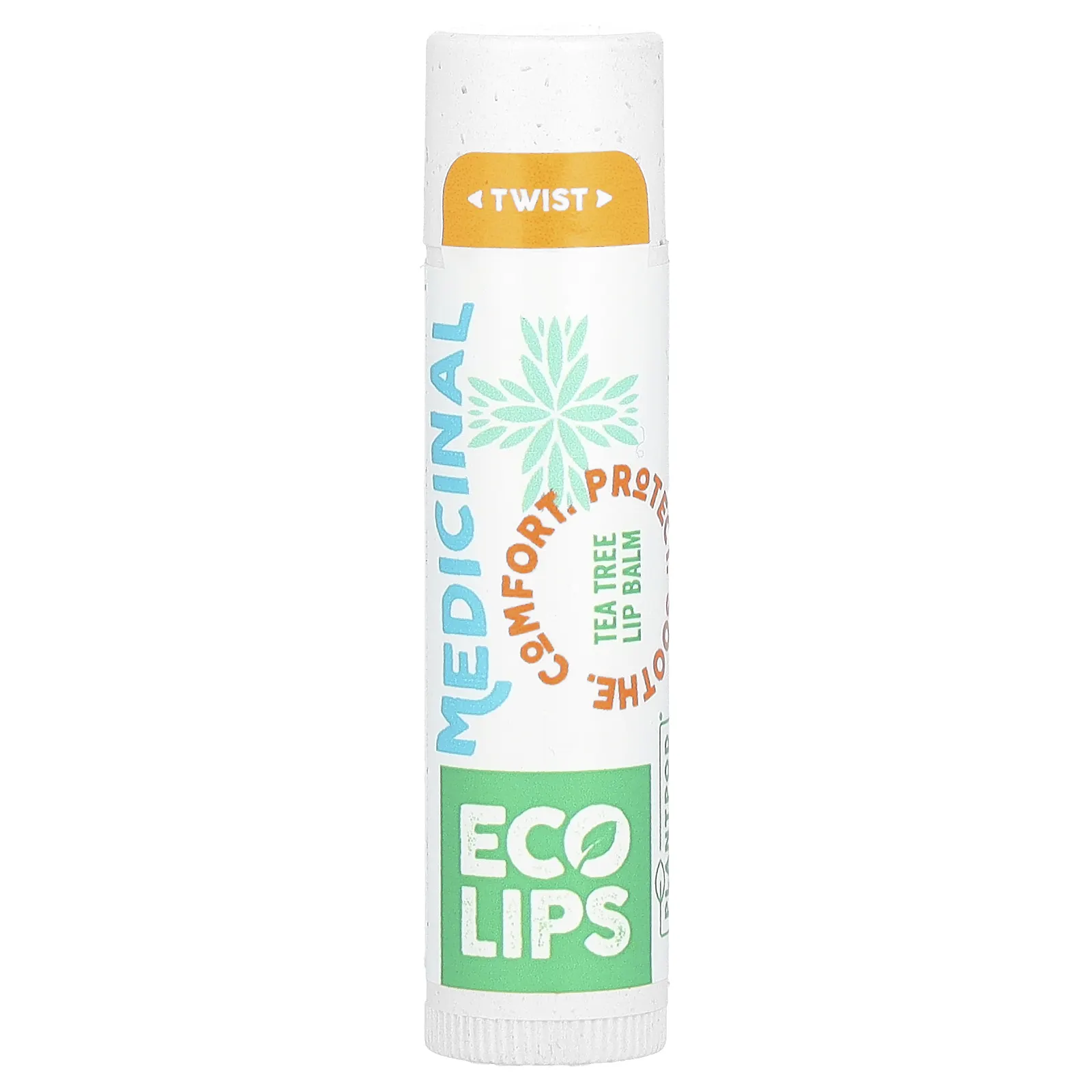 Eco Lips, целебный бальзам для губ, чайное дерево, 4,25 г (0,15 унции)