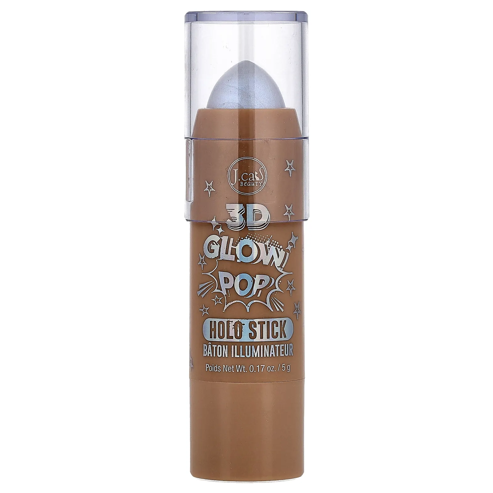 J.Cat Beauty, 3D Glow Pop, голографический стик, GPS104 HypnotizeRay, 5 г (0,17 унции)