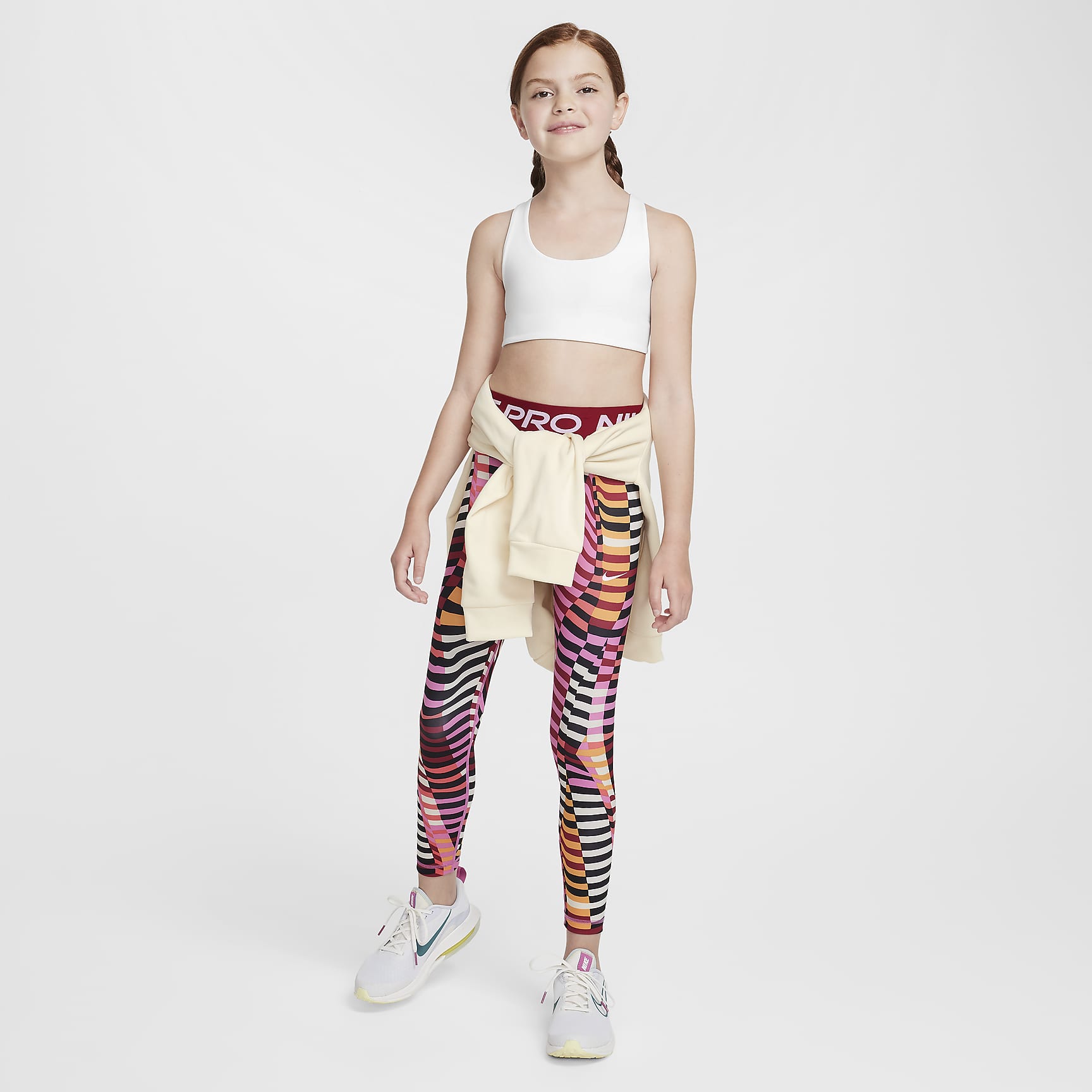 Nike One Big Kids' (Girls') Long-Line Sports Bra