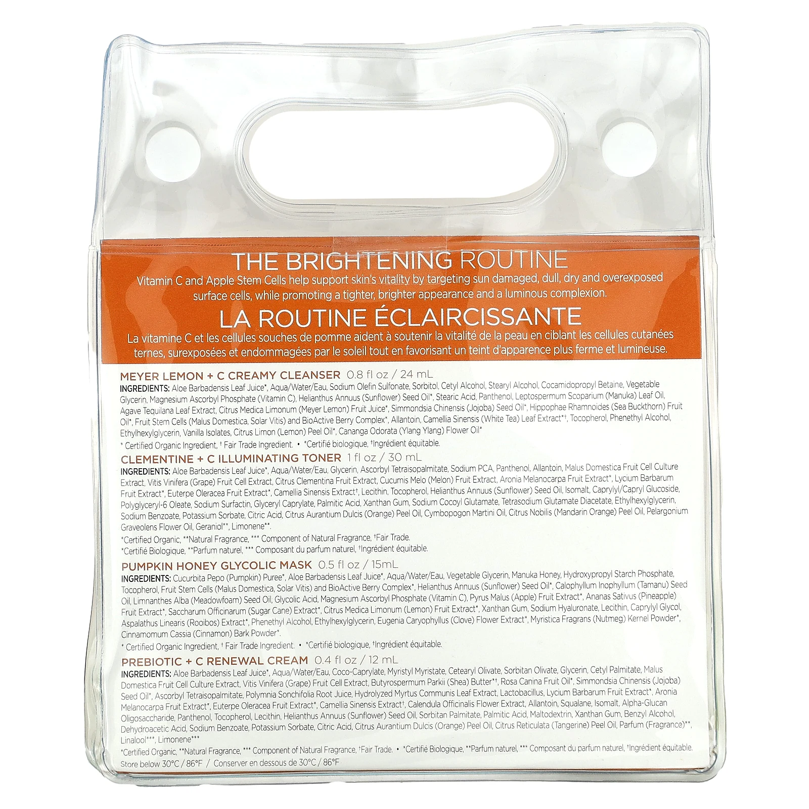 Andalou Naturals, Набор для очищения волос, набор из 4 предметов