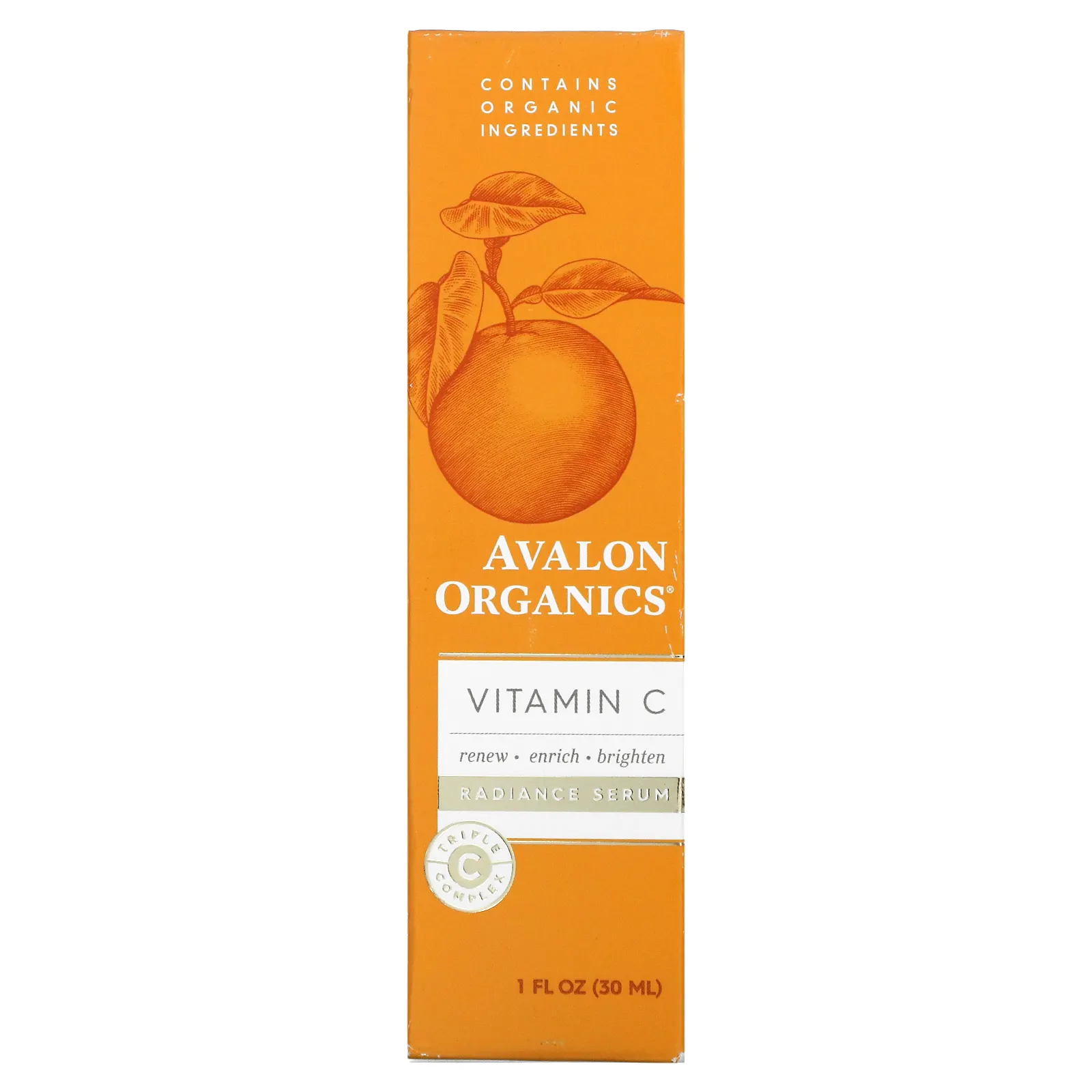 Avalon Organics, Витамин C, сыворотка для сияния кожи, 30 мл (1 жидк. Унция)