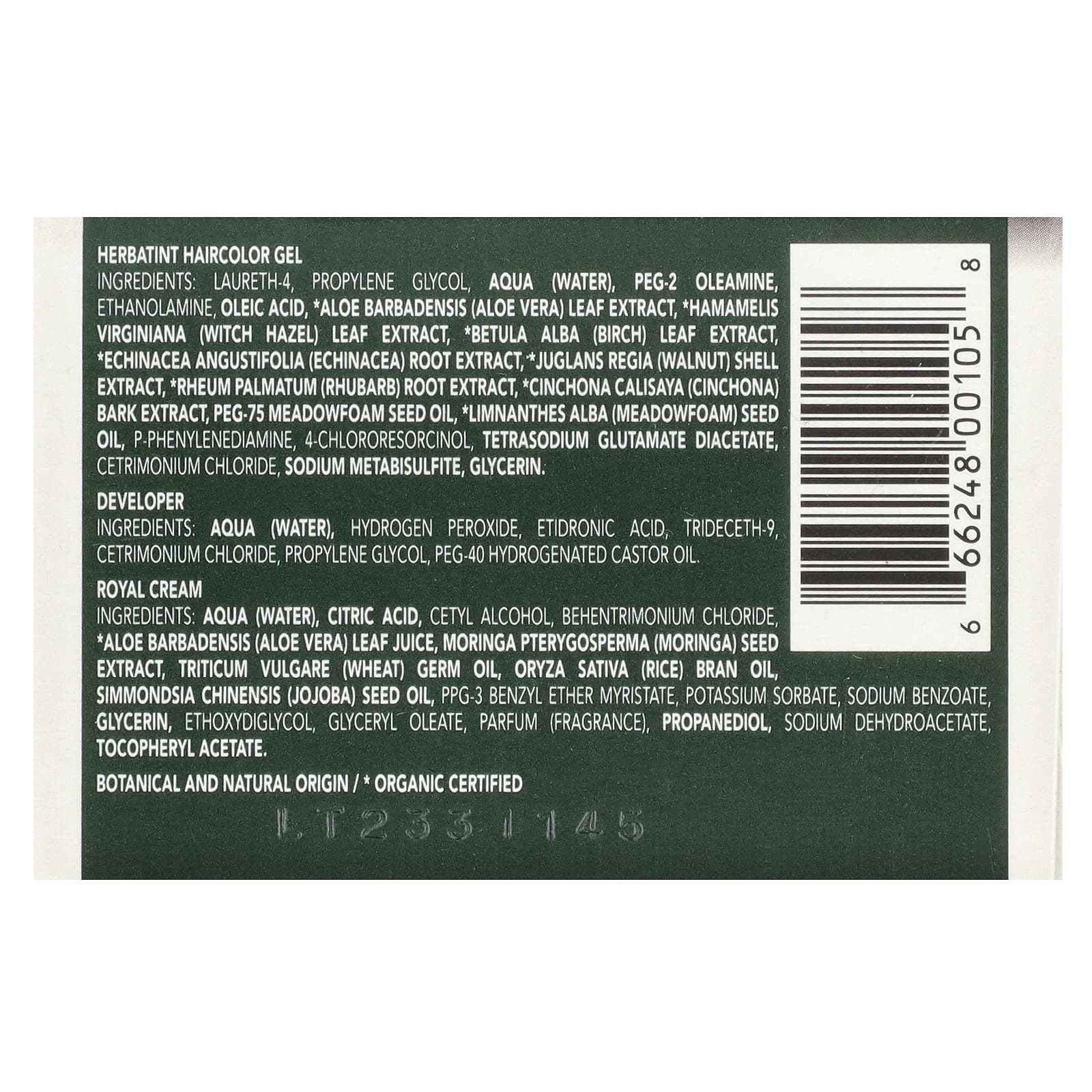 Herbatint, Стойкая гель-краска для волос, 6N, темный блондин, 135 мл (4,56 жидкой унции)