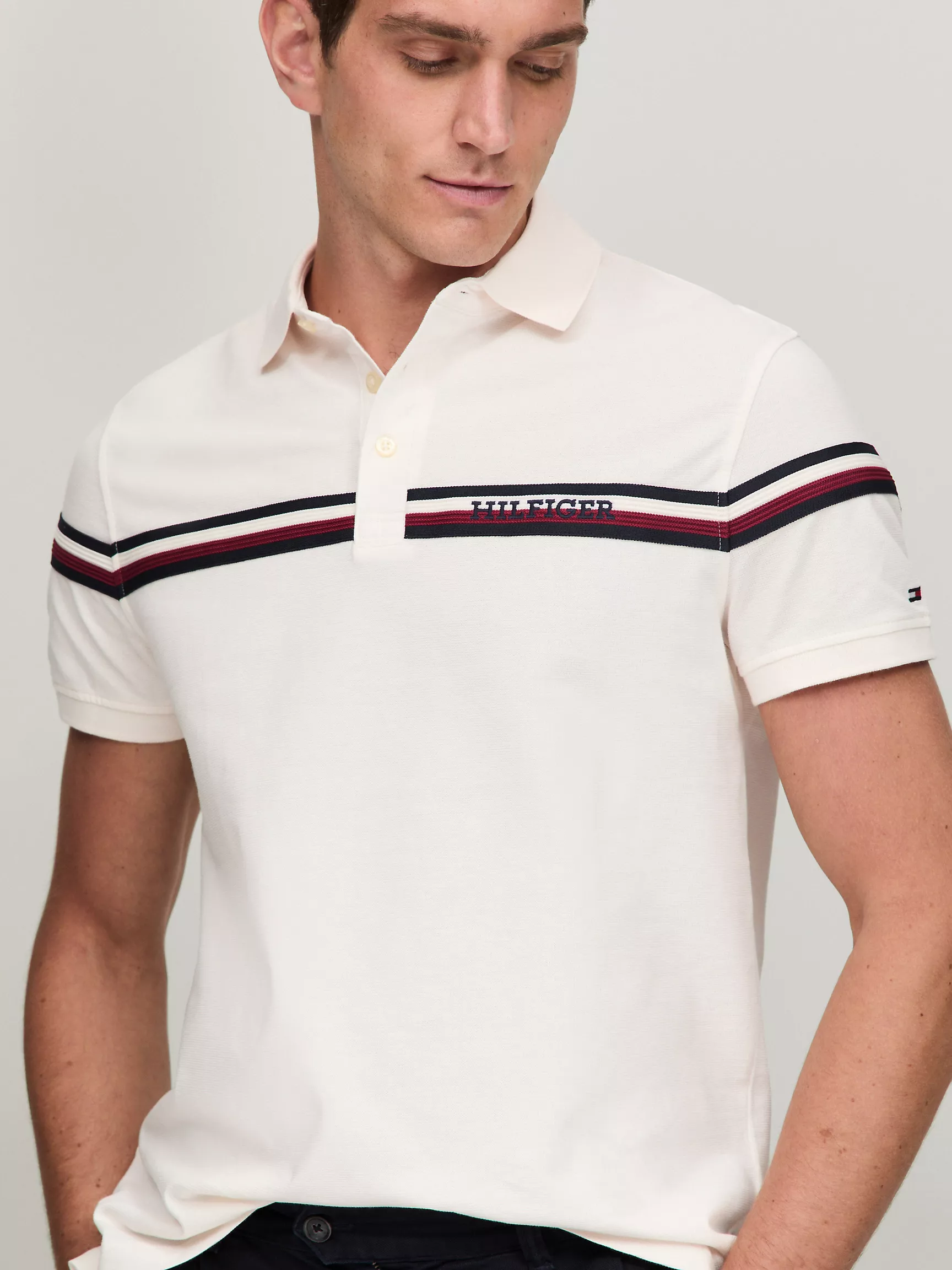 Мужское поло Tommy Hilfiger, Стандартное поло Monotype в полоску