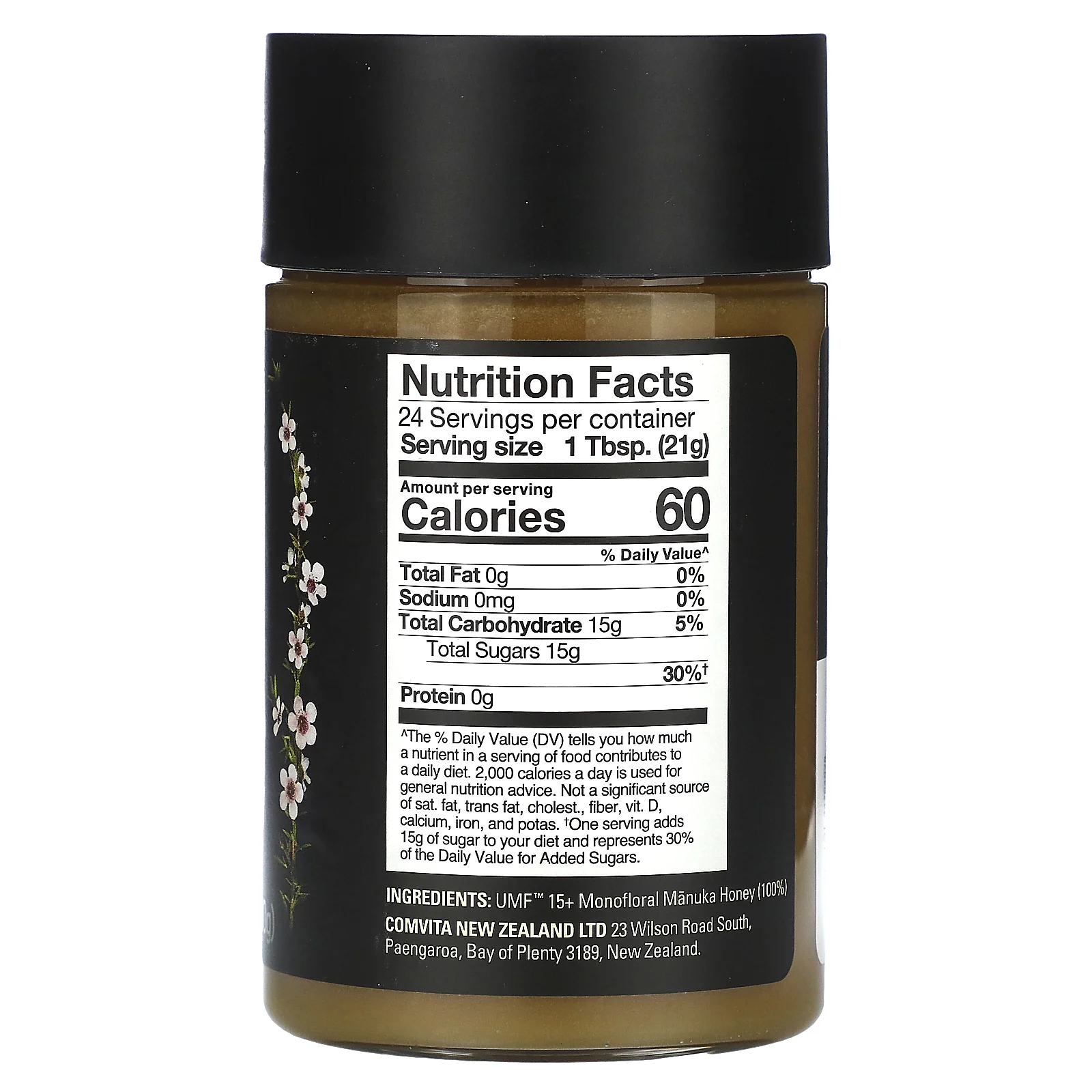 Comvita, Certified UMF 15+ (MGO 514+), необработанный мед манука, 500 г (17,6 унции)