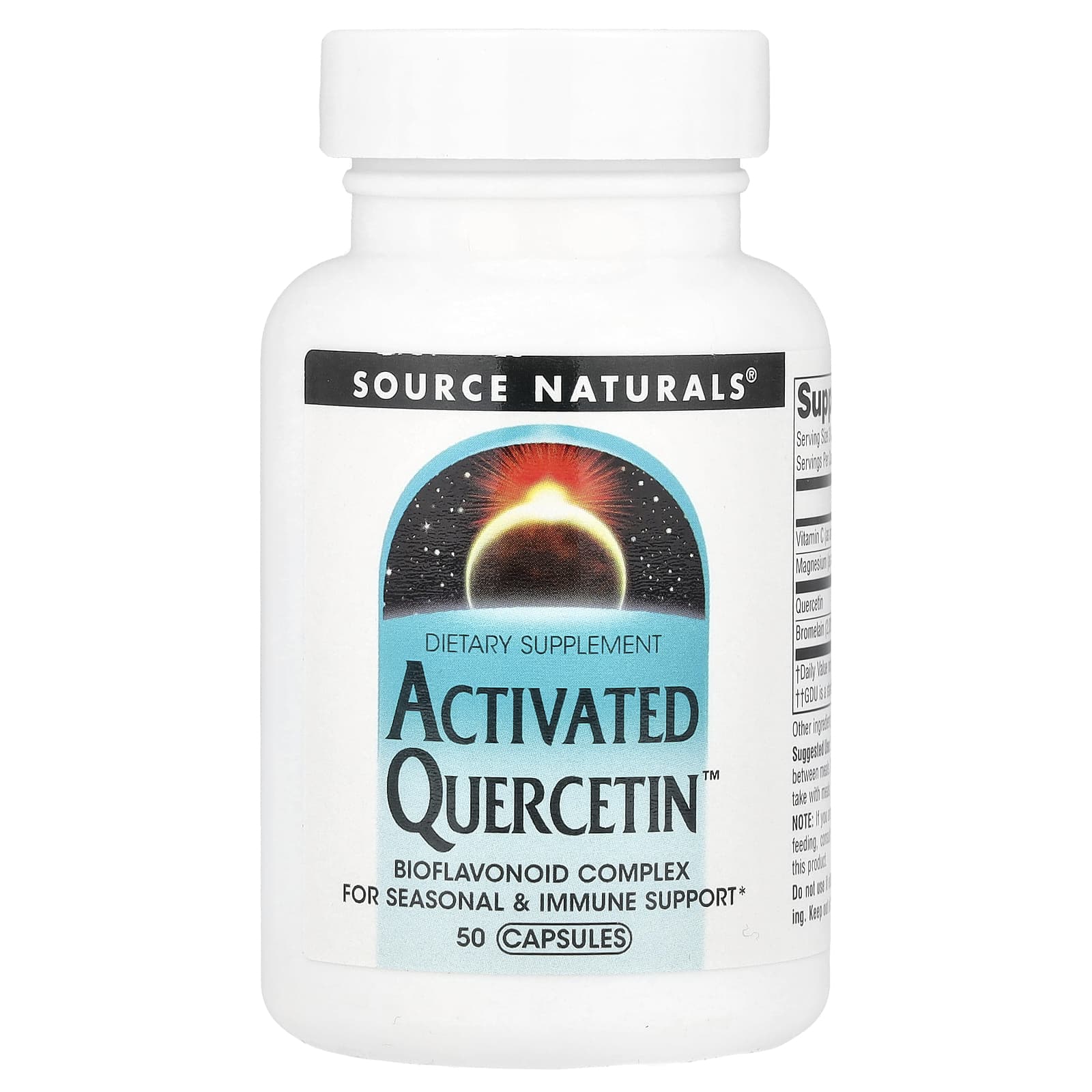 Source Naturals, Activated Quercetin ™, 50 капсул