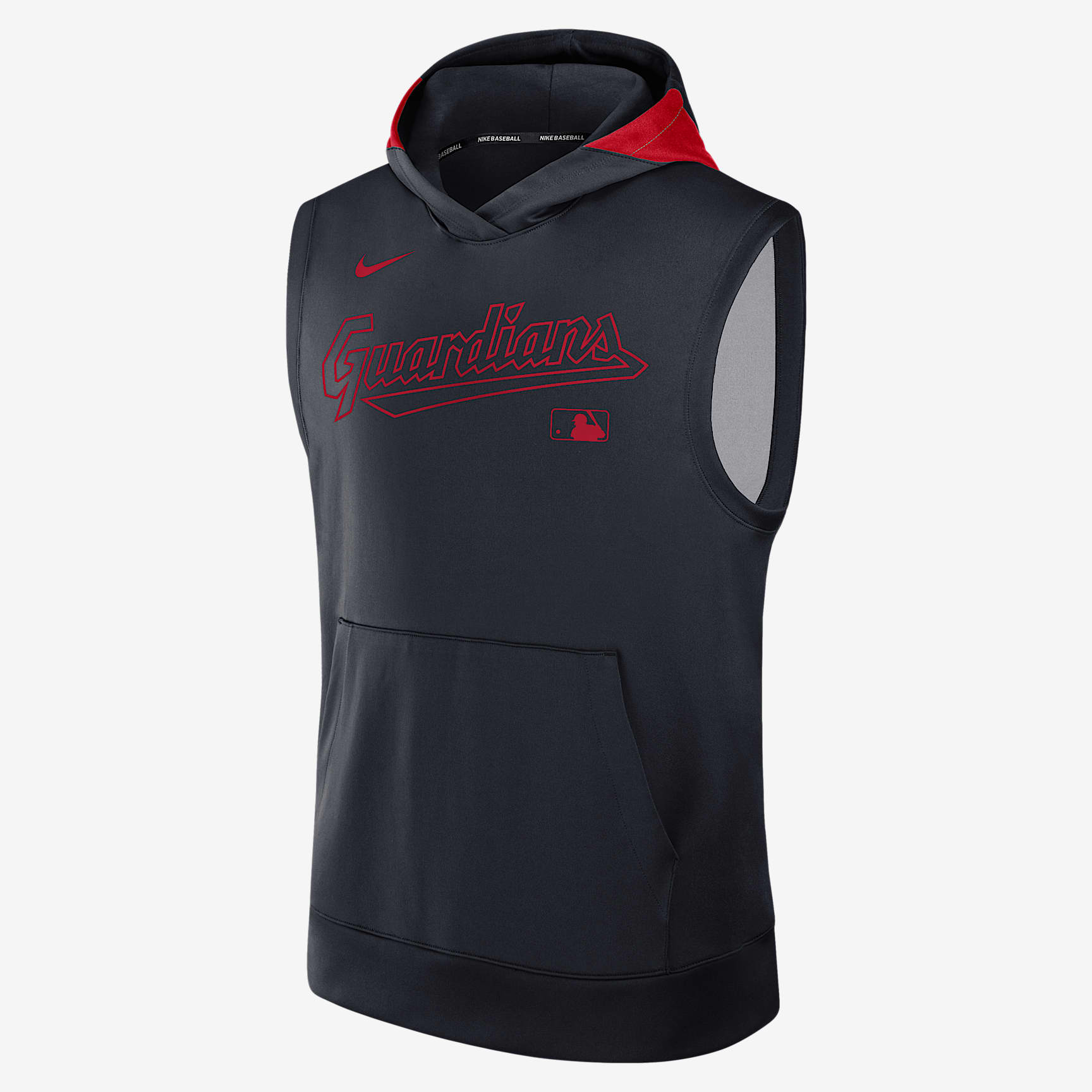 Cleveland Guardians Authentic Collection Men’s Nike Dri-FIT MLB Sleeveless Pullover Hoodie