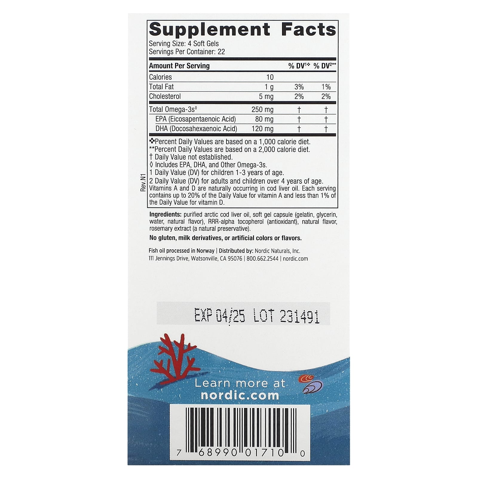 Nordic Naturals, Children's DHA, ДГК для детей от 3 до 6 лет, со вкусом клубники, 90 жевательных мини-капсул