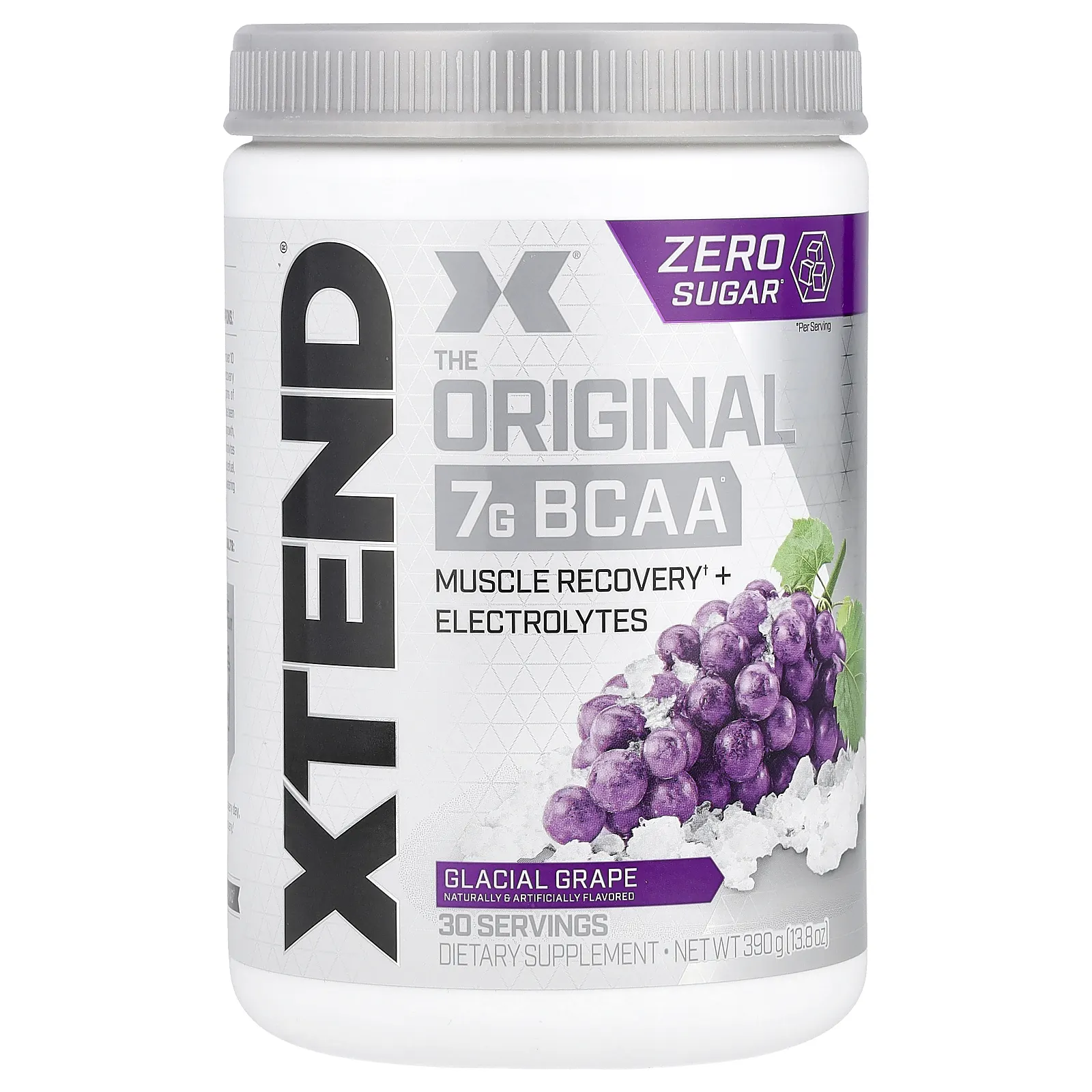 Xtend, The Original, 7 г аминокислот с разветвленной цепью (BCAA), со вкусом винограда, 405 г (14,3 унции)