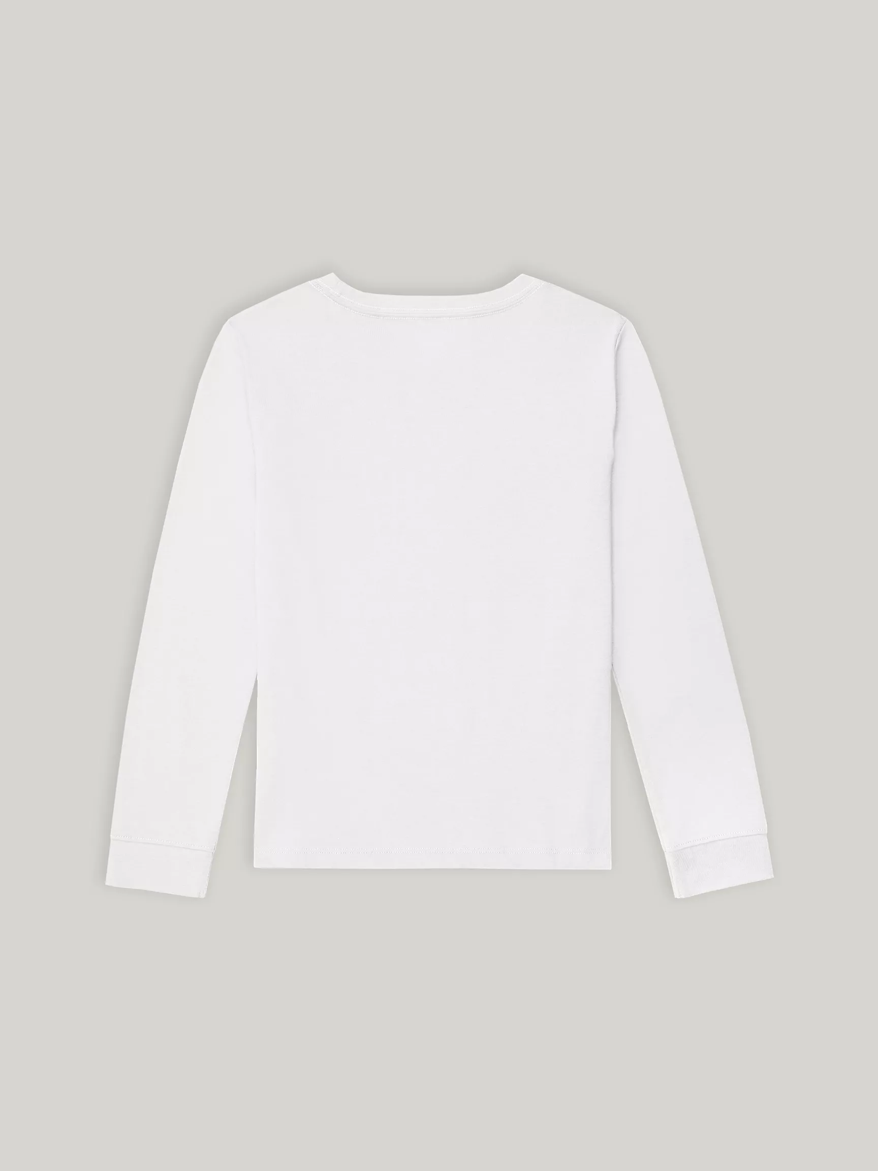 Футболка Tommy Hilfiger для мальчиков, Детская футболка с длинным рукавом и флаговыми полосками