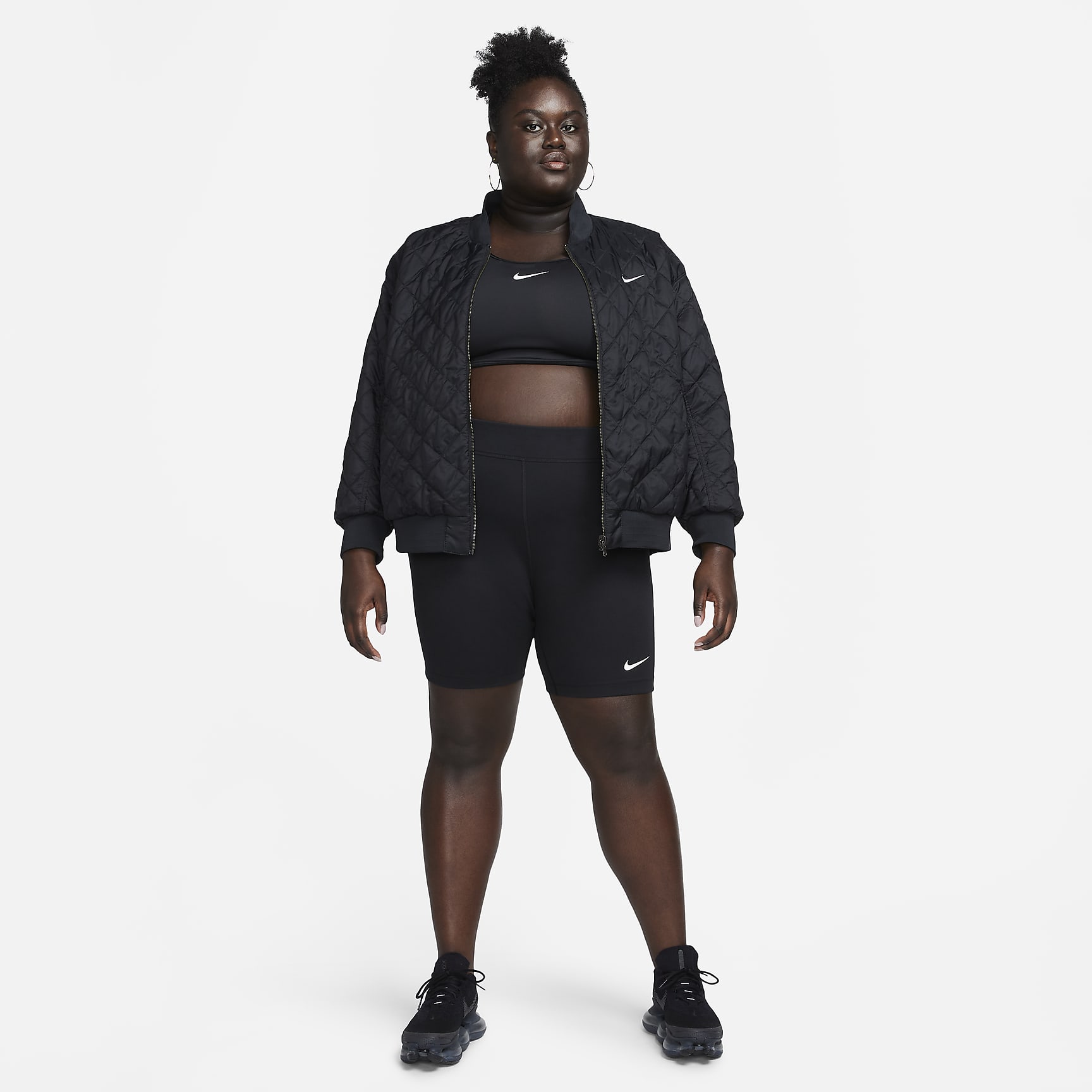 Nike Sportswear Classic Women's High-Waisted 8" Biker Shorts (Plus Size)