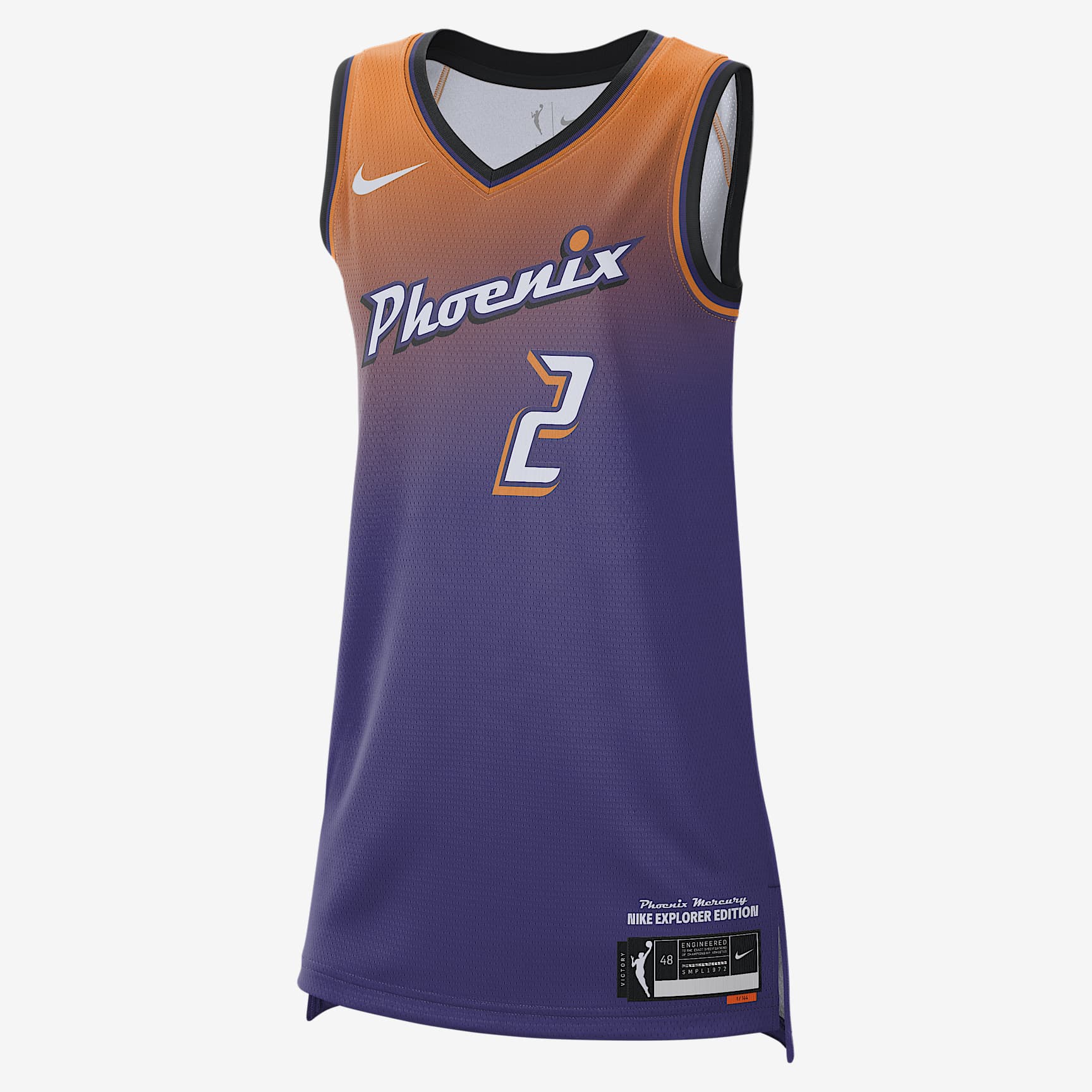 Phoenix Mercury Explorer Edition Women's Nike Dri-FIT WNBA Victory Jersey