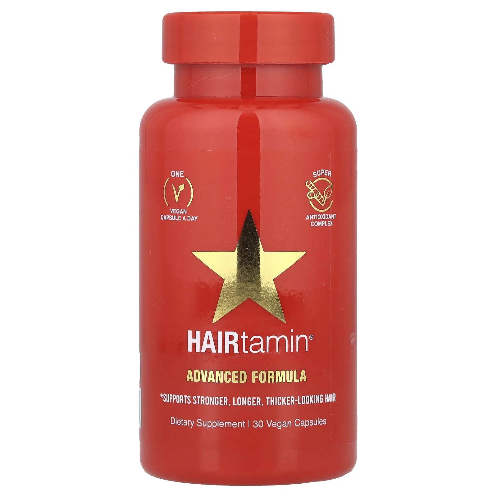 HAIRtamin, Advanced Formula, 30 веганских капсул