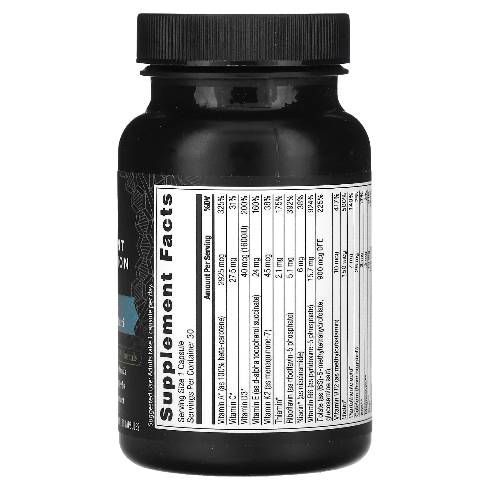 Ancient Nutrition, мультивитамины для мужчин, одна таблетка в день, 30 капсул