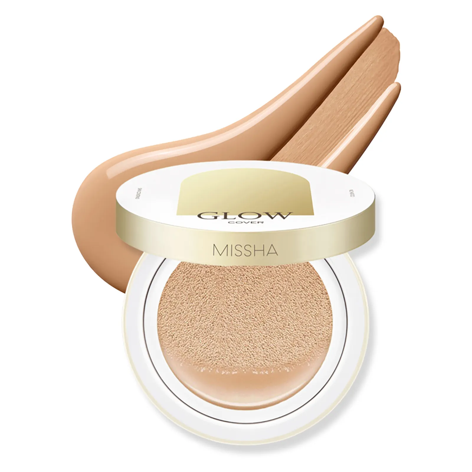 Missha, Glow Cushion, № 25, янтарный, 14 г (0,49 унции)