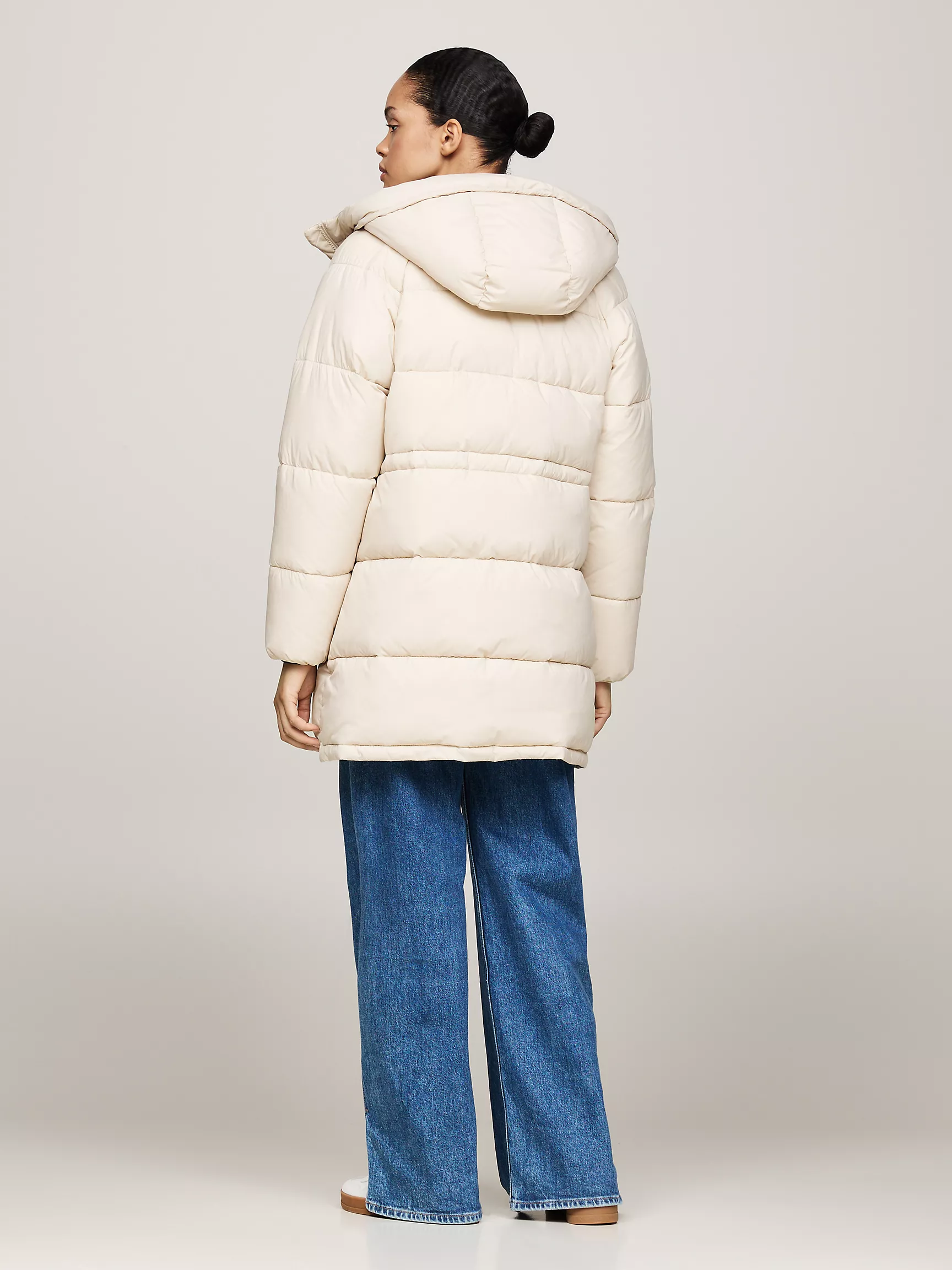 Женское пальто Tommy Hilfiger, Водоотталкивающее пуховое пальто с капюшоном