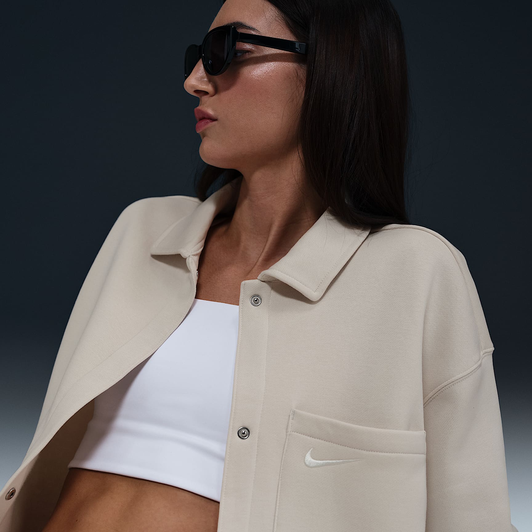 Nike Sportswear Phoenix Fleece Women's Oversized Shirt Jacket