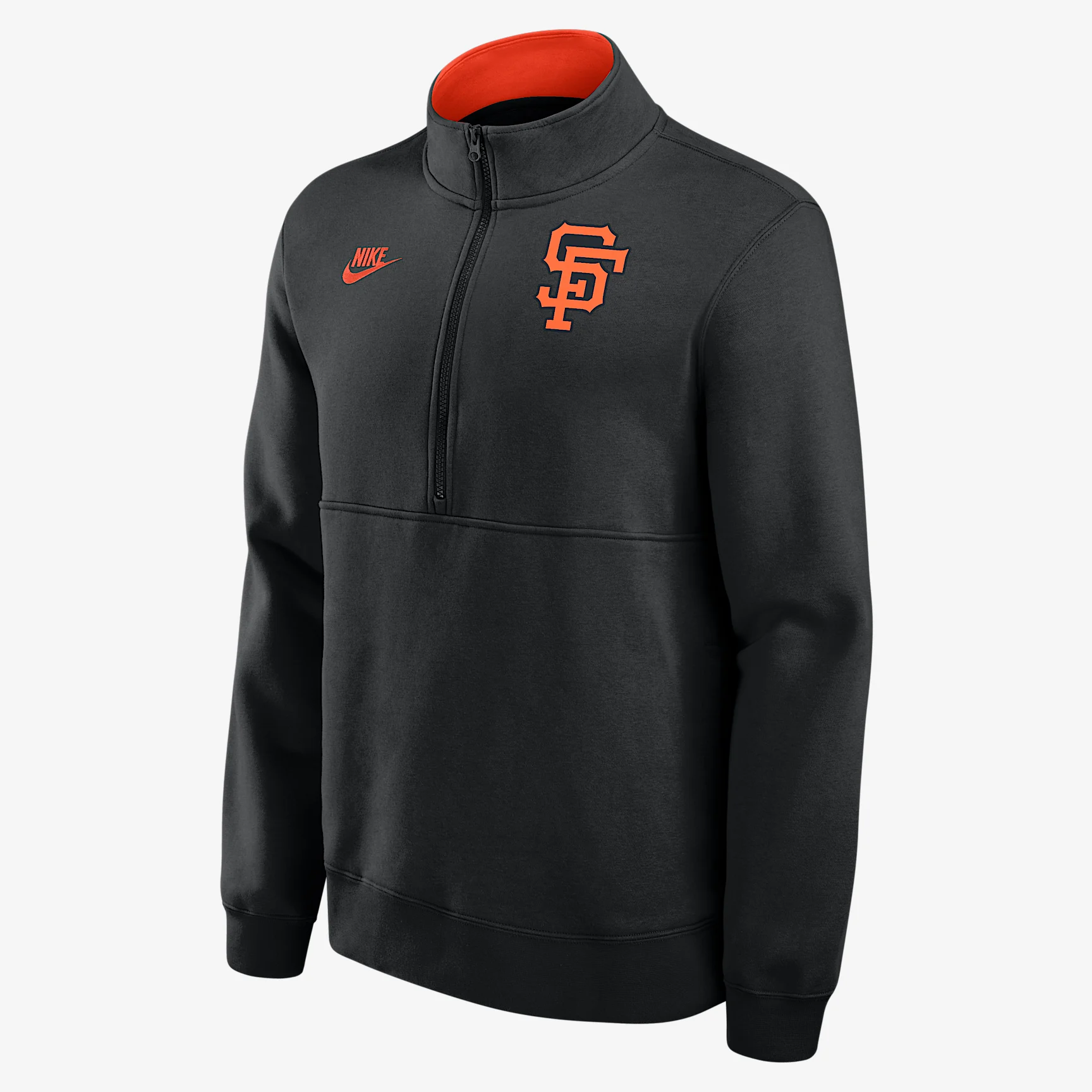San Francisco Giants Cooperstown Men's Nike MLB 1/2-Zip Crew