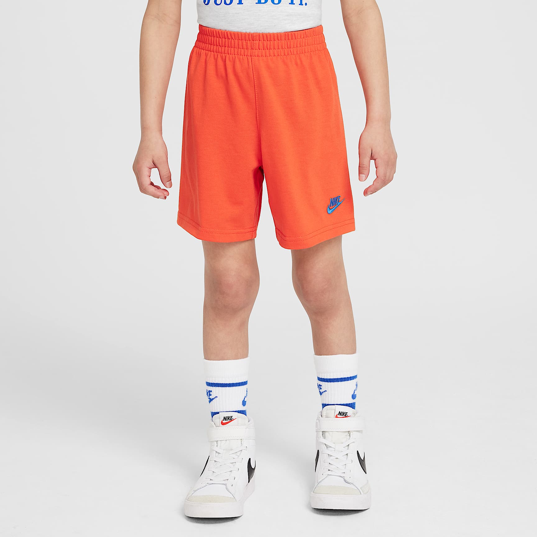 Nike Little Kids' Ace Your Game 2-Piece Jersey Shorts Set