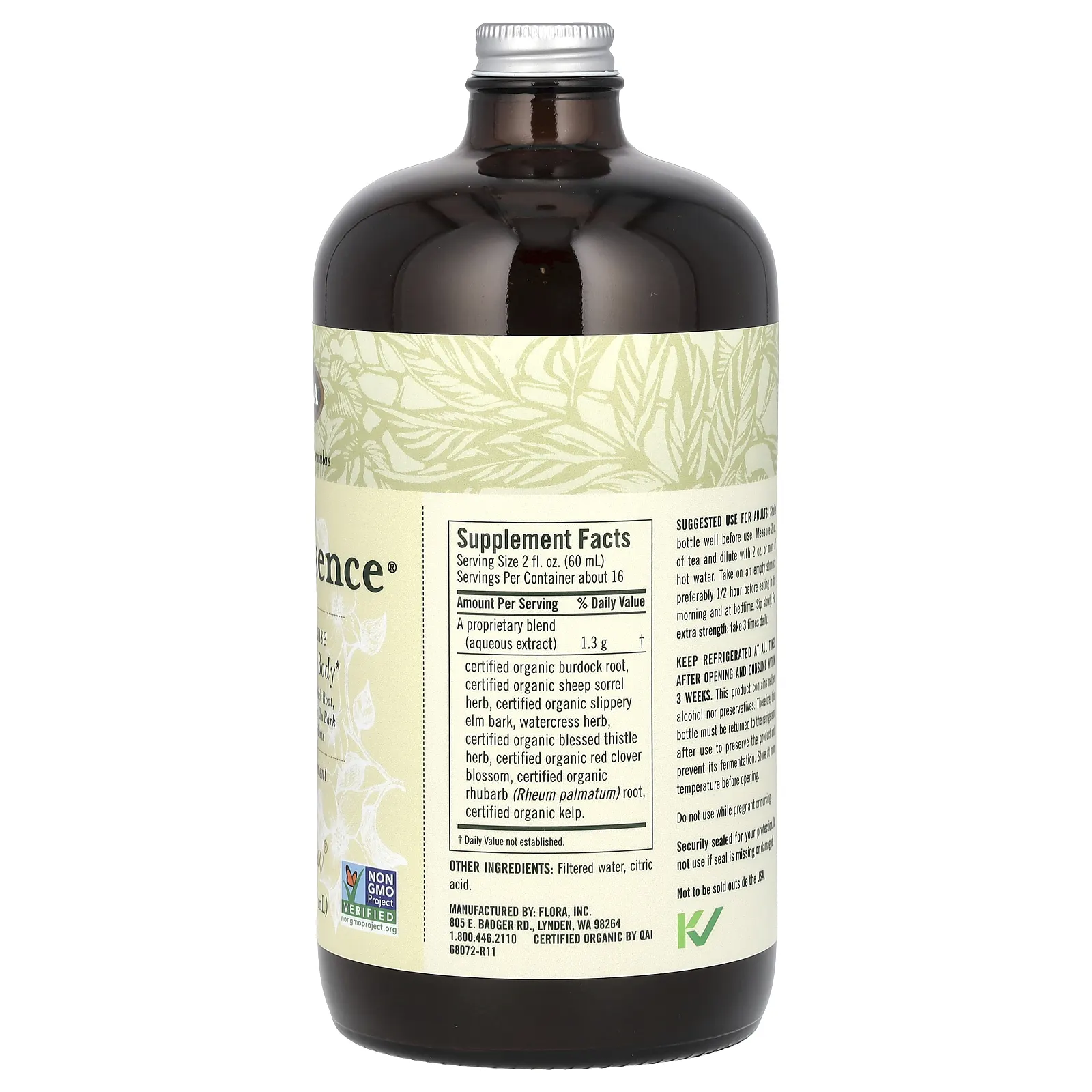Flora, Flor-Essence, чай для детоксикации, 946 мл (32 жидк. унции)