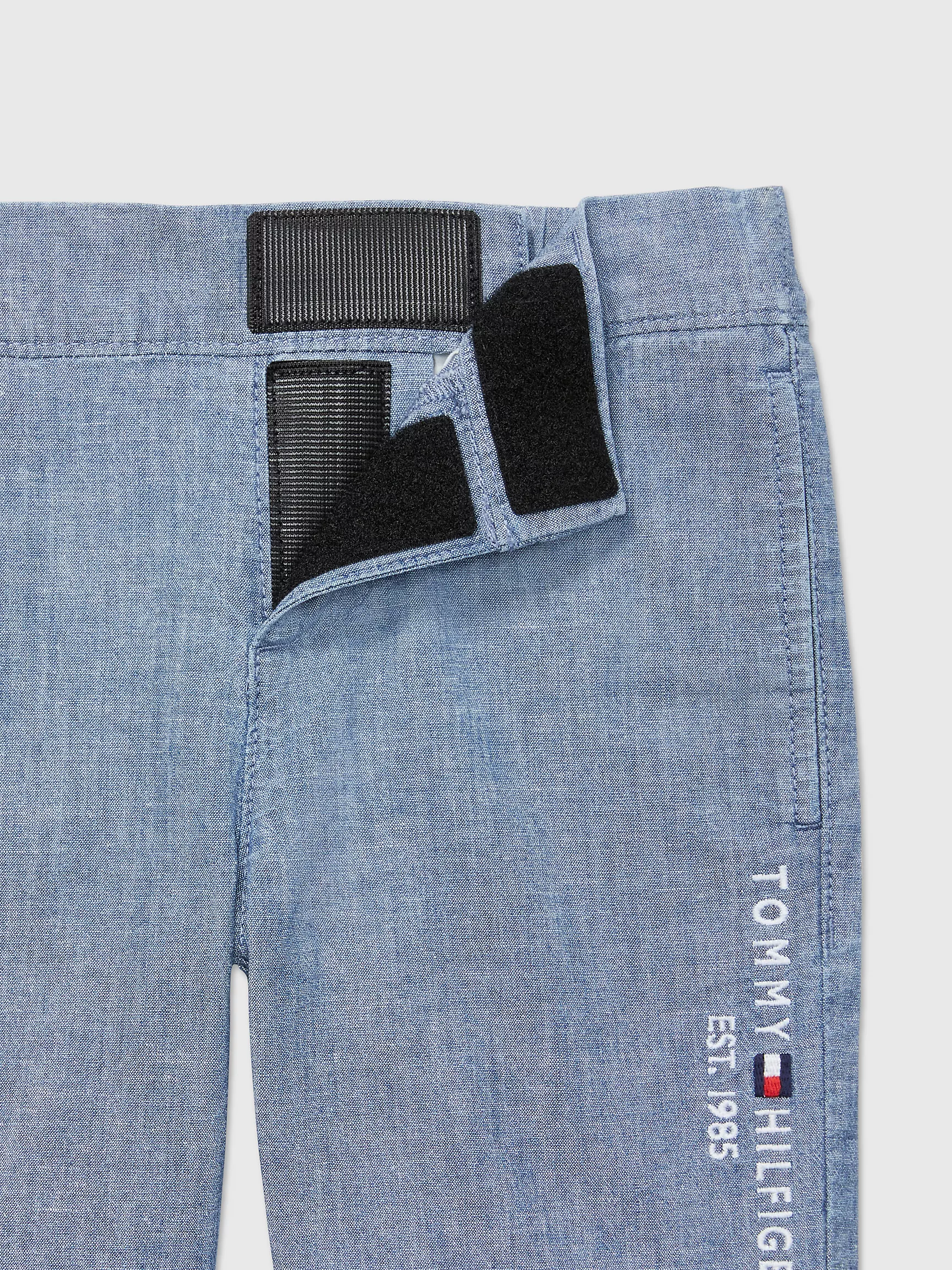 Короткие шорты Tommy Hilfiger для мальчиков, Детские однотонные хлопковые шорты