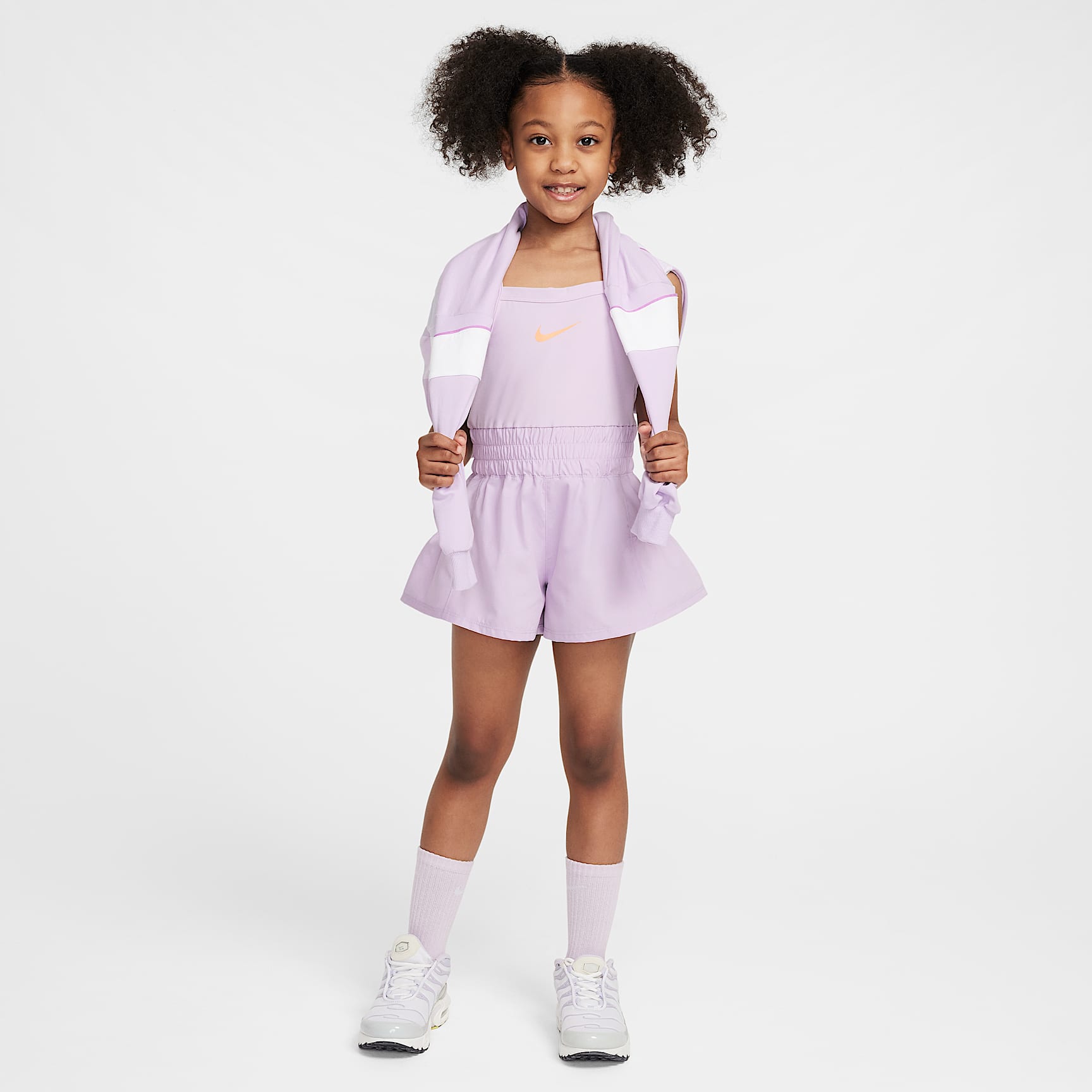 Nike Dri-FIT Sunny Swoosh Little Kids' Runsie Romper