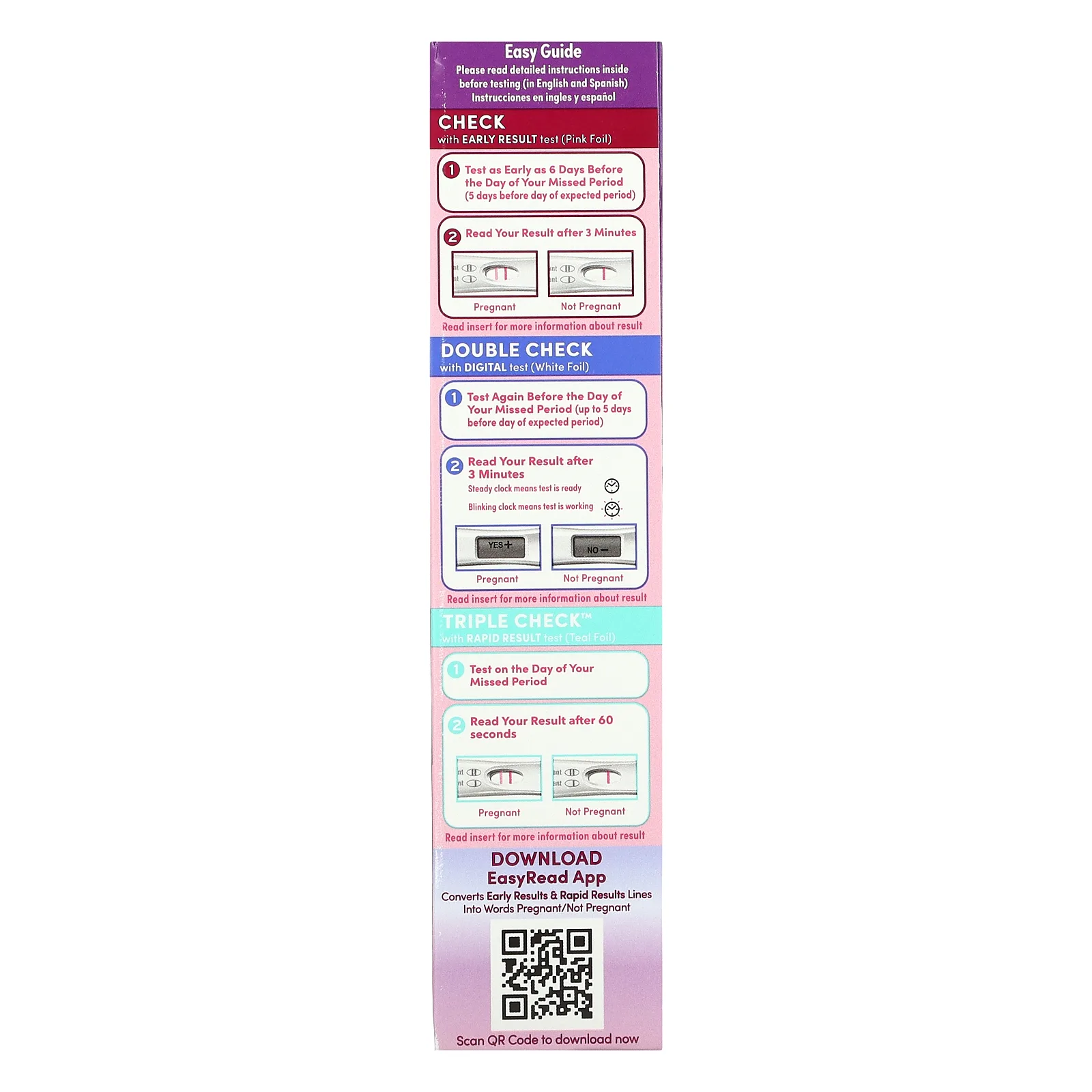 First Response, Triple Check, тест на беременность, 3 теста