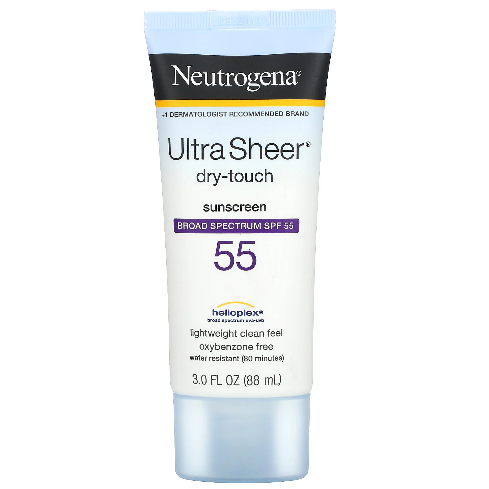 Neutrogena, Ultra Sheer Dry Touch, солнцезащитное средство, SPF 55, 88 мл (3 жидк. Унции)
