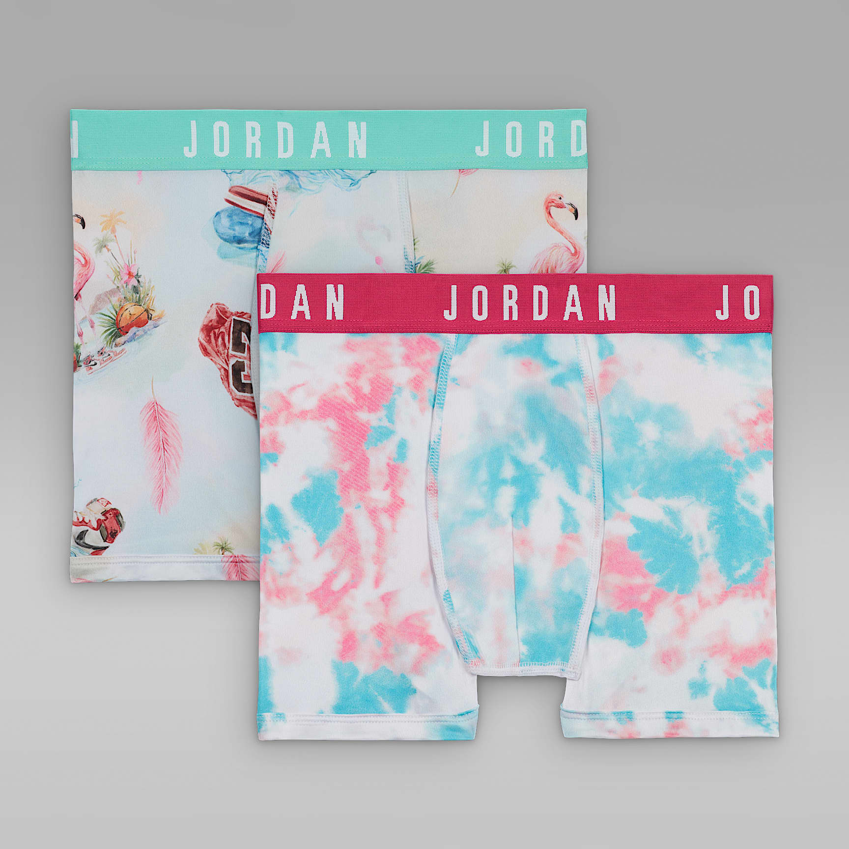 Jordan Dri-FIT Big Kids' Poolside Poly Boxer Briefs (2-Pack)