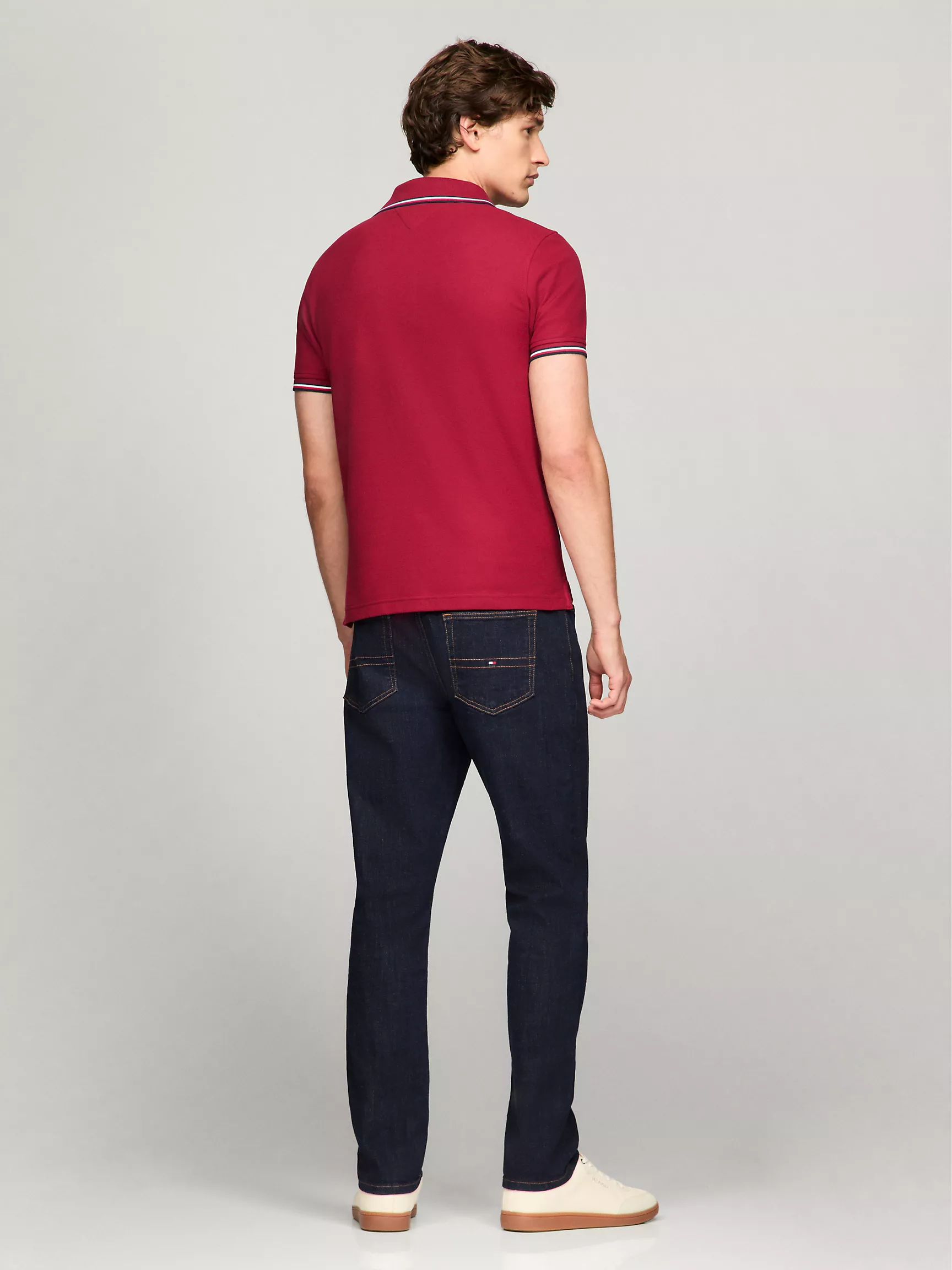 Мужское поло Tommy Hilfiger, Влагоотводящее поло Tommy стандартного кроя