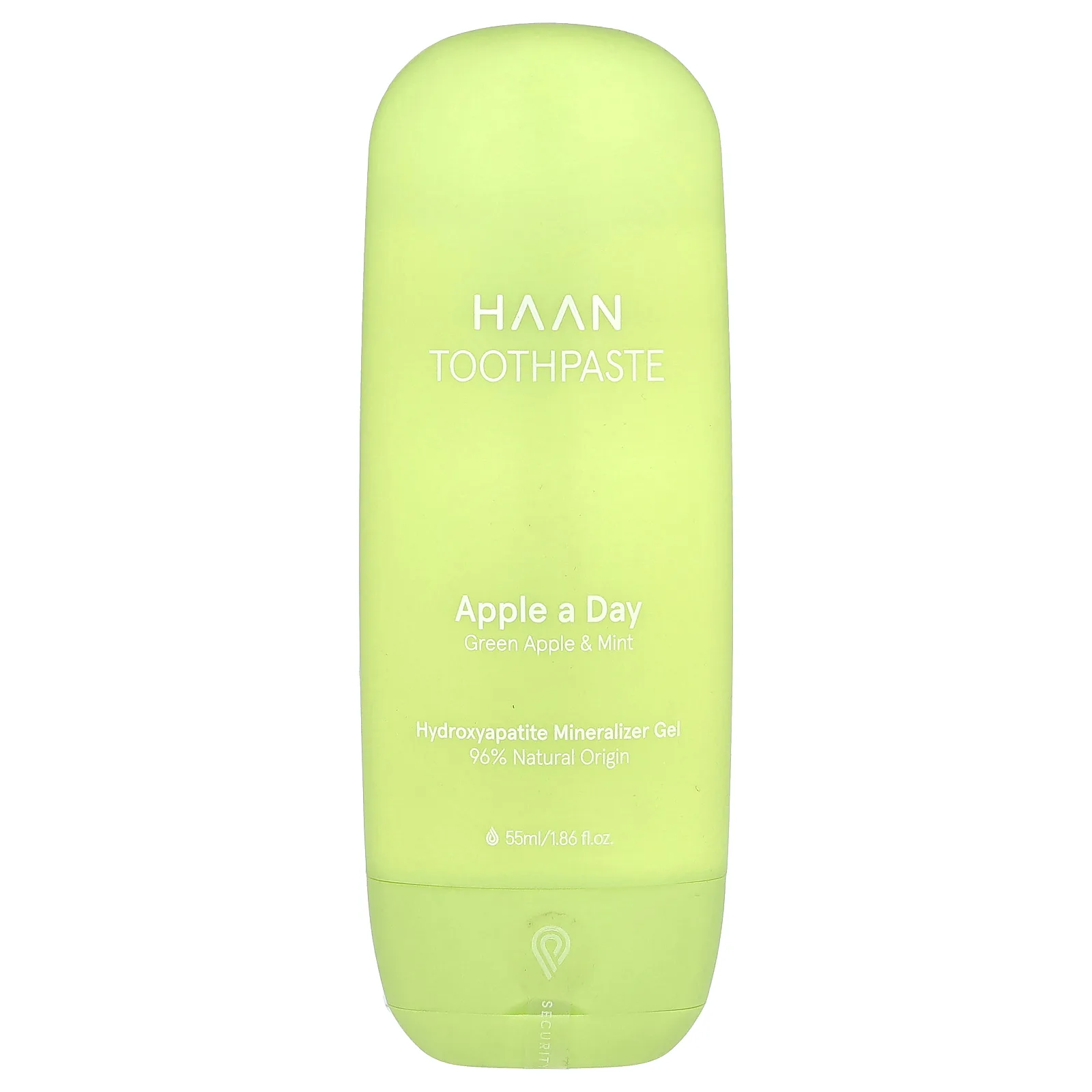 Haan, зубная паста, с яблоком, зеленым яблоком и мятой, 55 мл (1,86 жидк. унции)