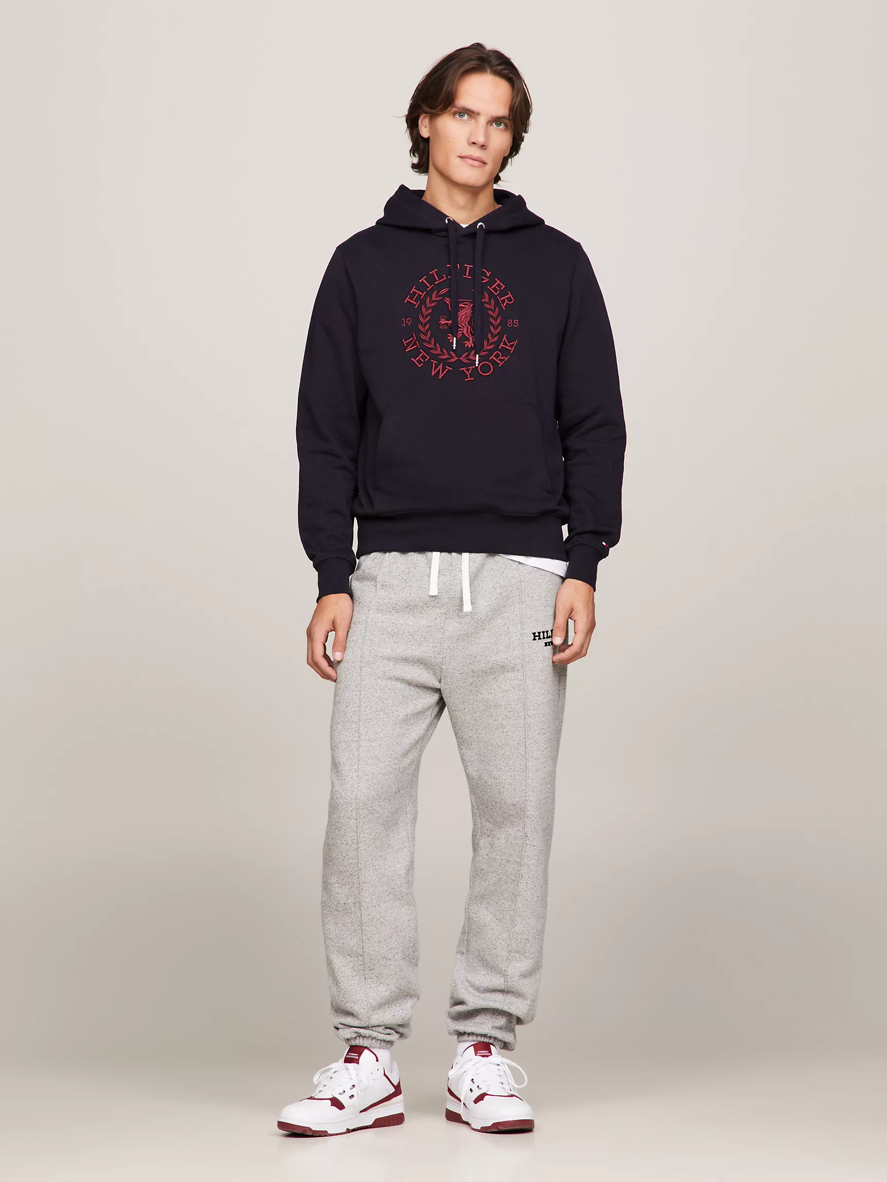 Мужское худи Tommy Hilfiger, Худи с вышитым логотипом Heritage