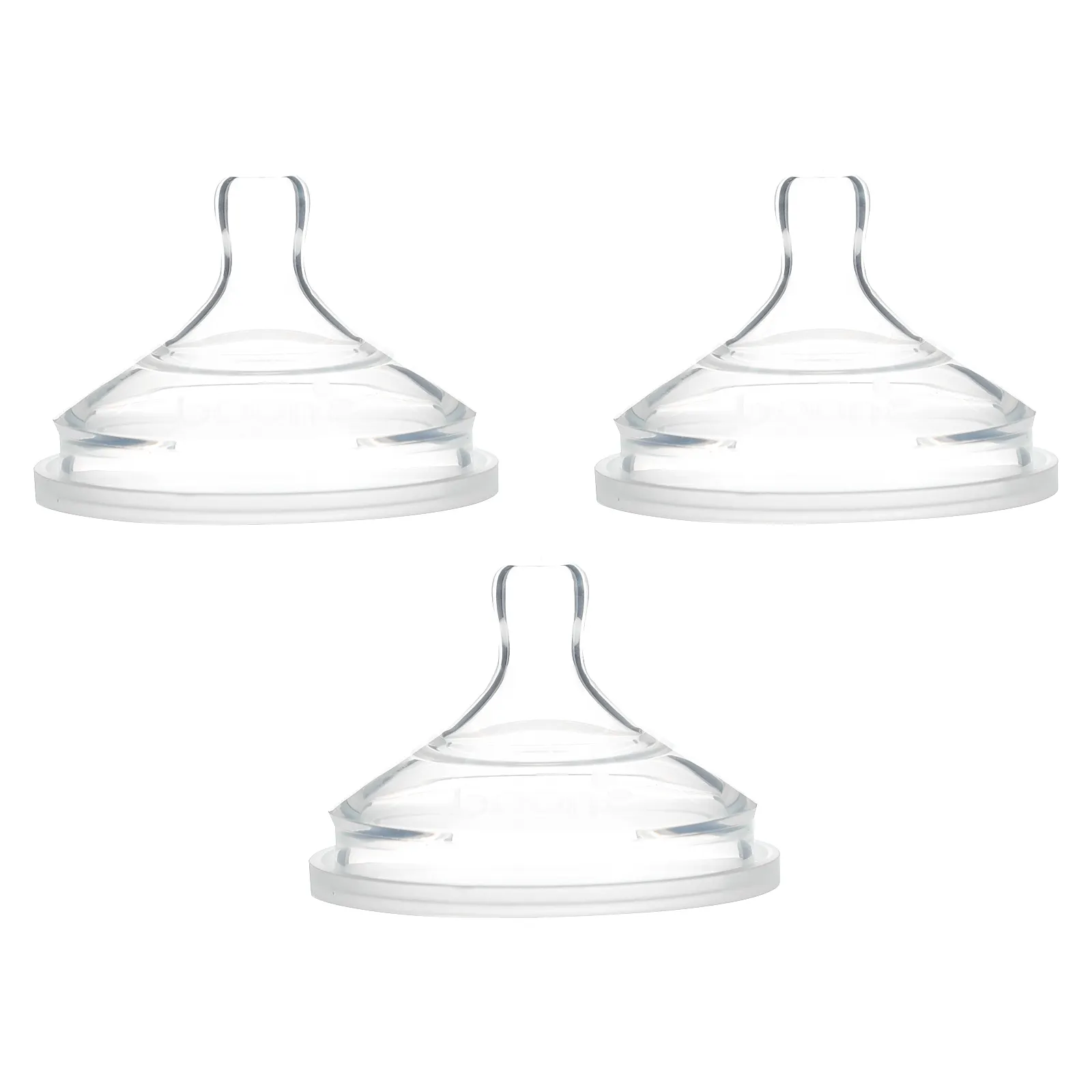 Boon, Nursh, силиконовые соски, среднего размера, от 3 месяцев`` 3 соски