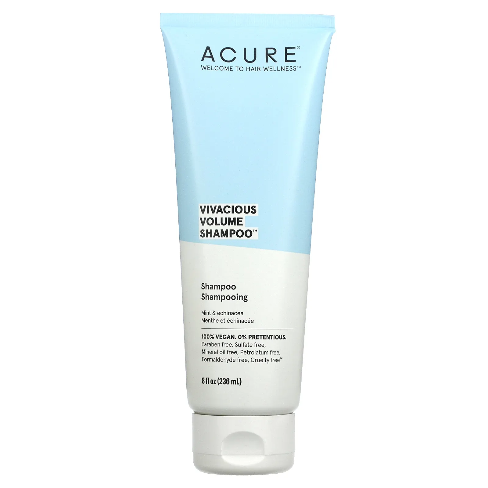 ACURE, Vivacious Volume, шампунь, придающий объем, мята и эхинацея, 236,5 мл (8 жидк. унций)