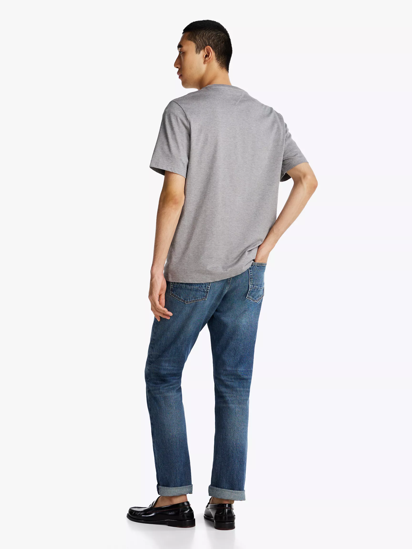 Мужская футболка Tommy Hilfiger, Футболка с вышитым флагом и гербом