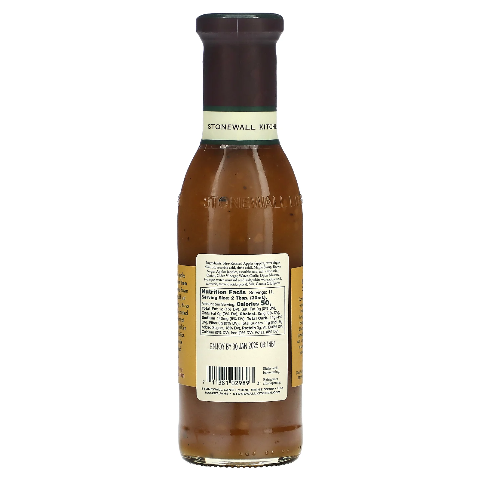 Stonewall Kitchen, Roasted Apple Grille Sauce  , 11 fl oz (330 ml)