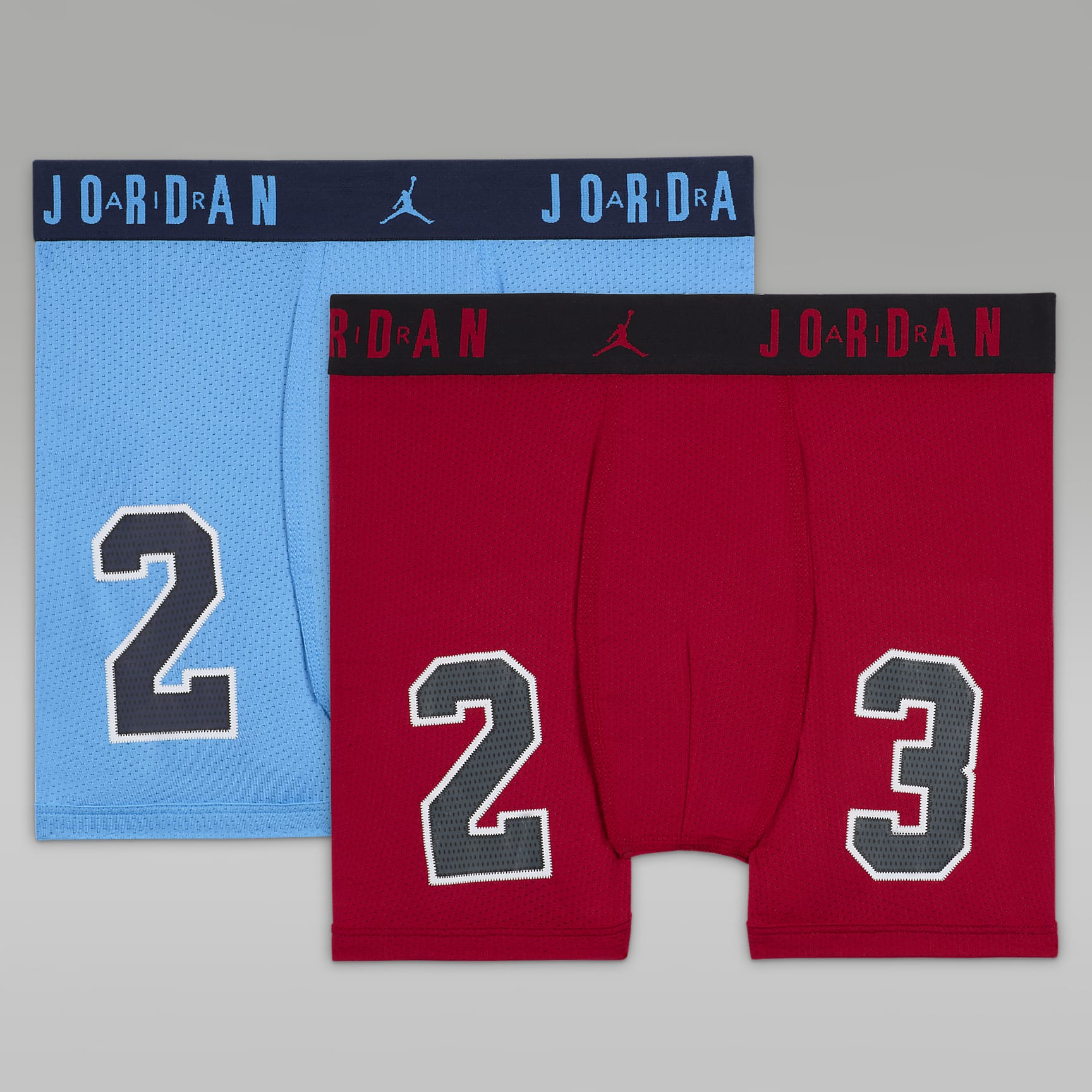 Jordan Big Kids' Flight Mesh Jersey Boxer Briefs (2-Pack)