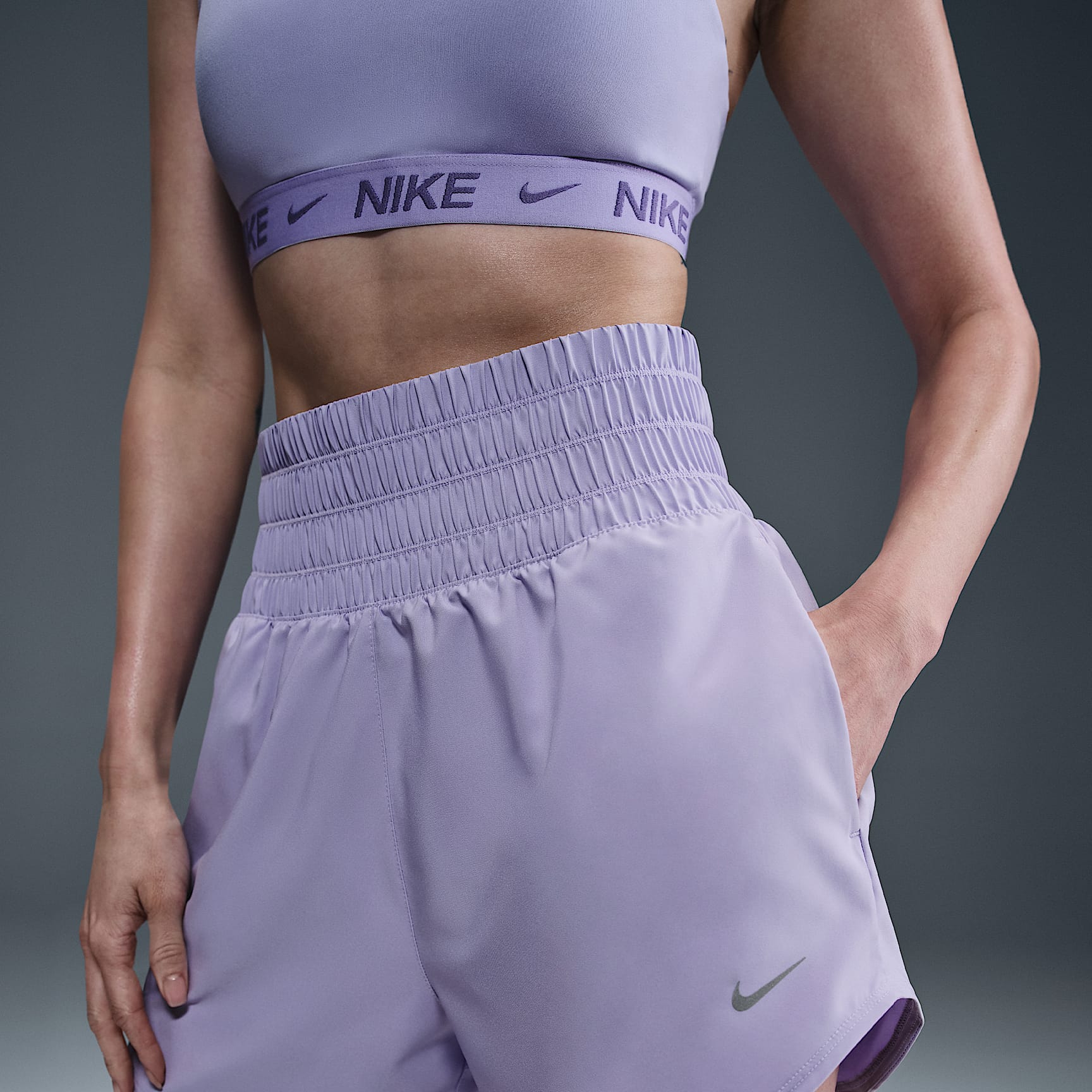 Nike One Women's Dri-FIT Ultra High-Waisted 3" Brief-Lined Shorts