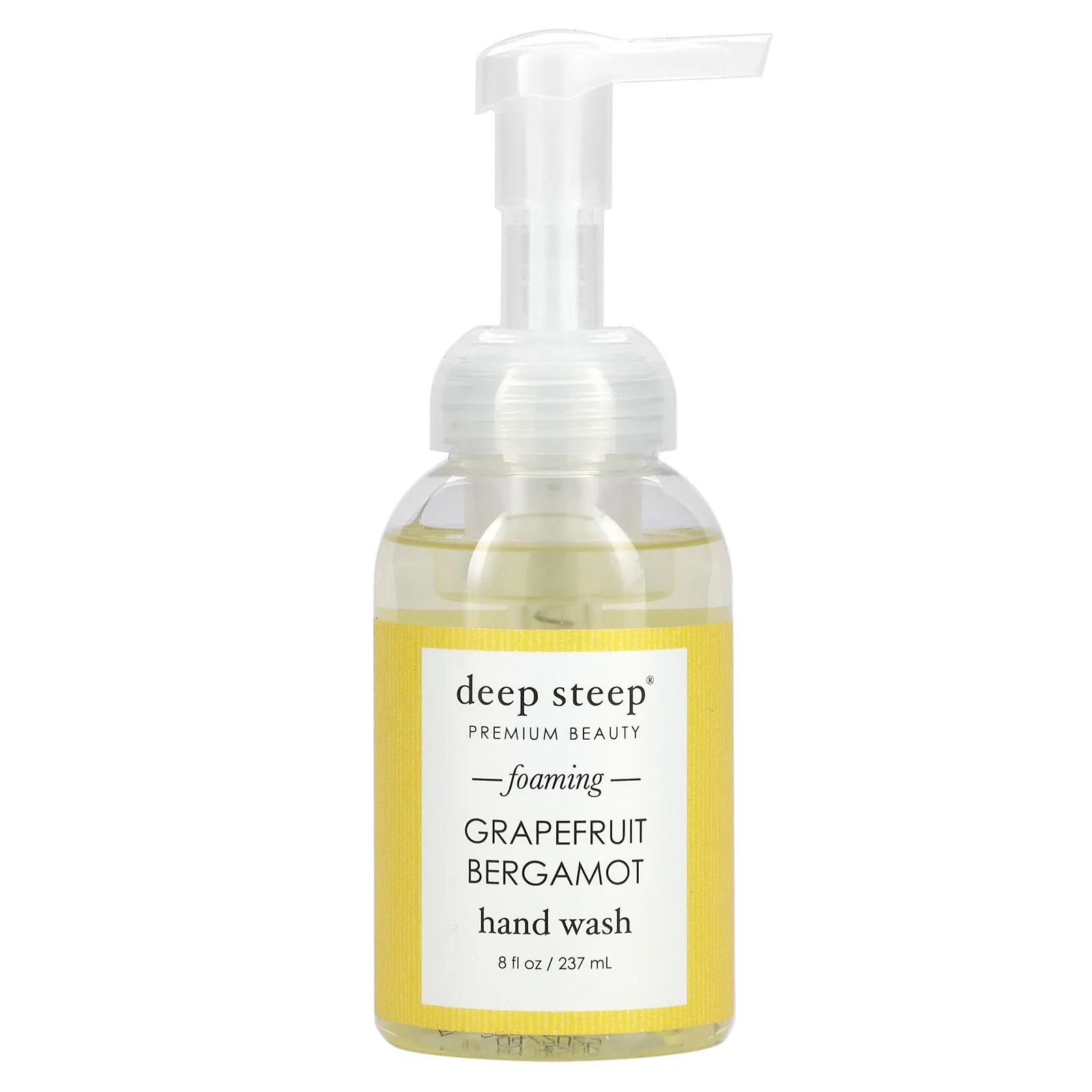Deep Steep, Пенка для мытья рук, грейпфрут и бергамот, 237 мл (8 жидк. Унций)