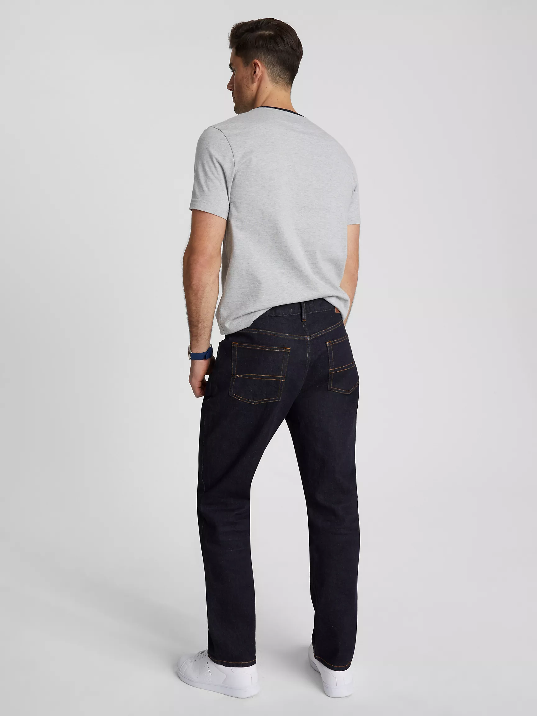 Мужские джинсы Tommy Hilfiger, Джинсы прямого кроя базовой чистой стирки