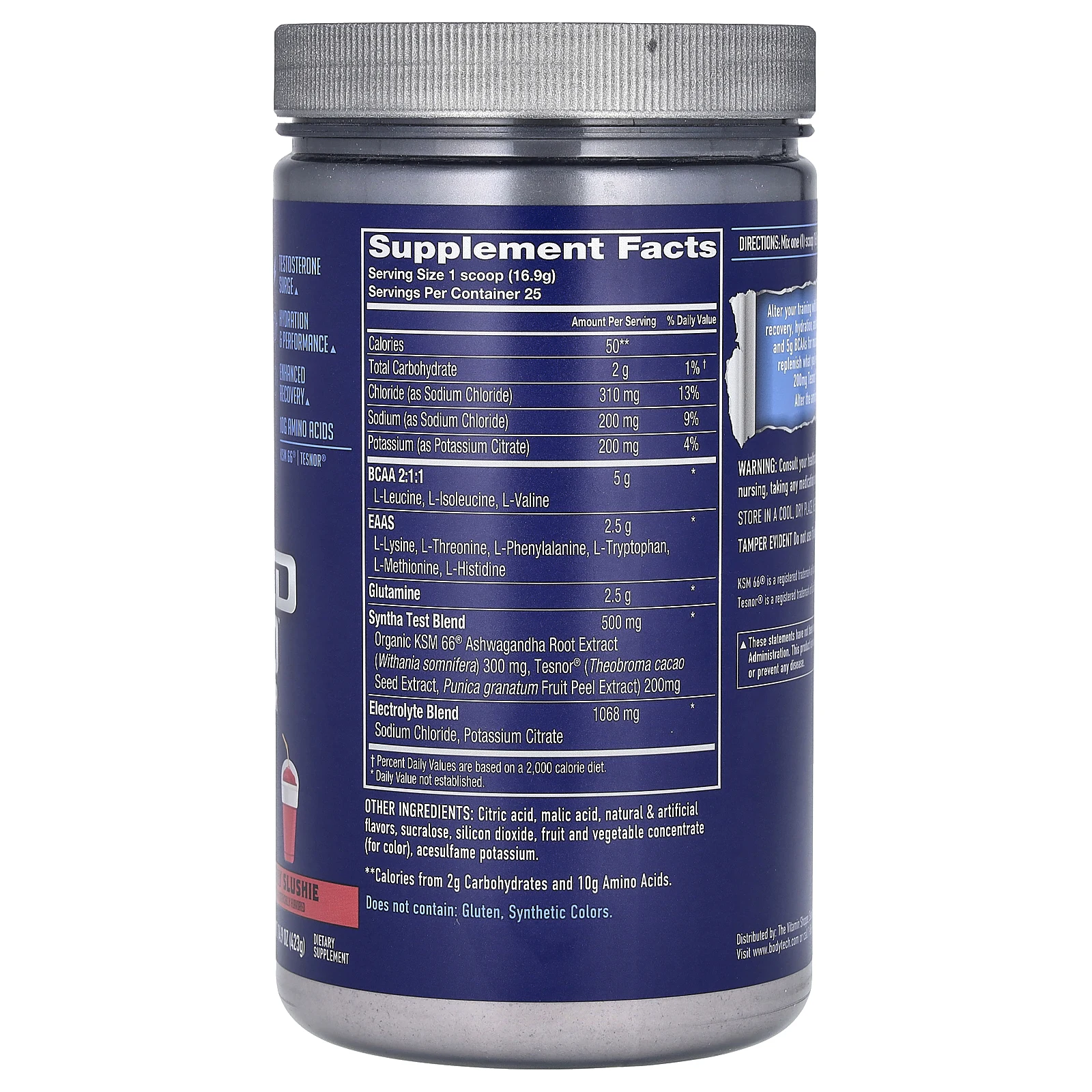 BodyTech, Elite, модифицированные аминокислоты, незаменимые аминокислоты и стимулятор тестостерона, со вкусом вишневой каши, 423 г (14,9 унции)