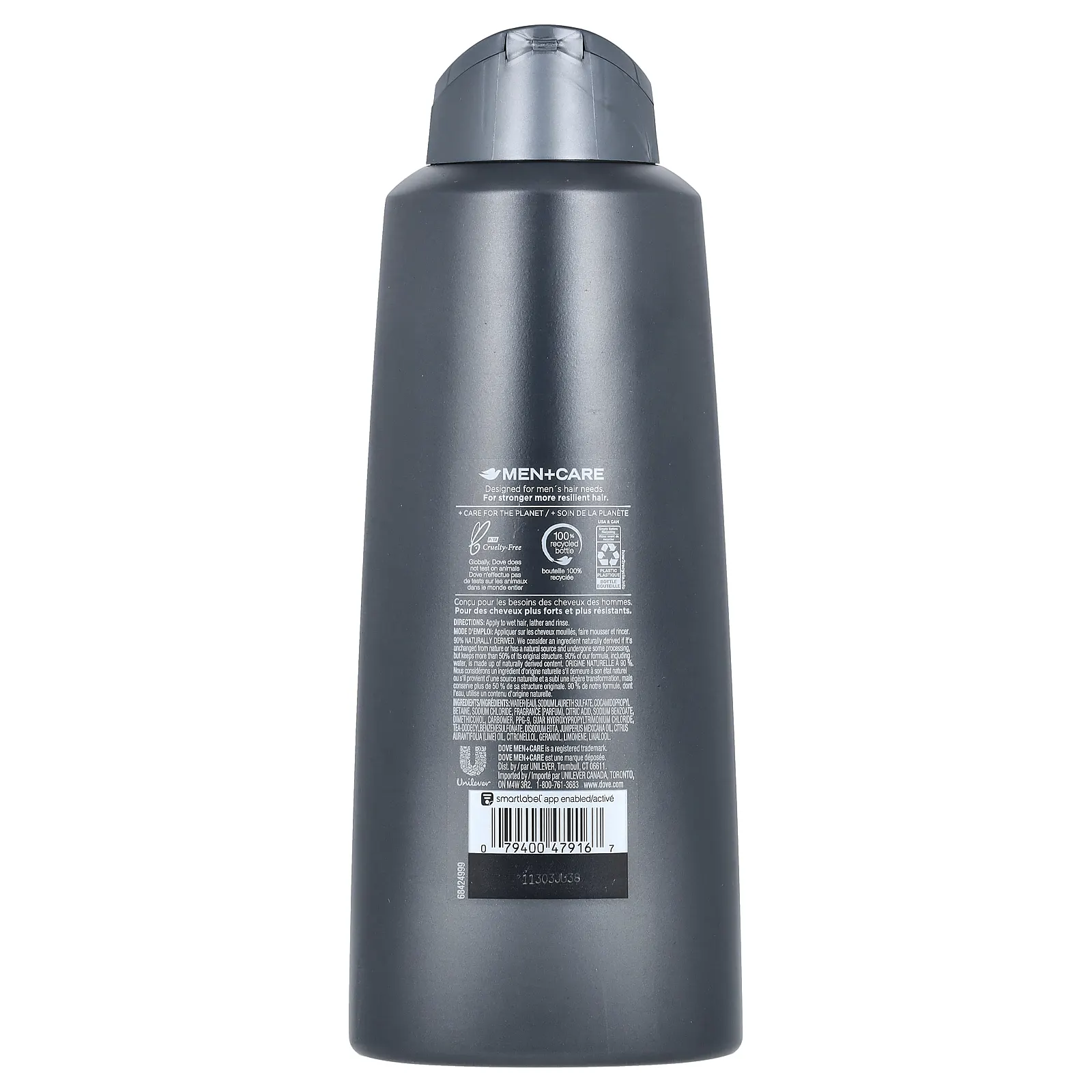 Dove, Men+Care, шампунь и кондиционер, средство для мужчин 2 в 1, восстановление и укрепление, лайм и кедр, 603 мл (20,4 жидк. унций)