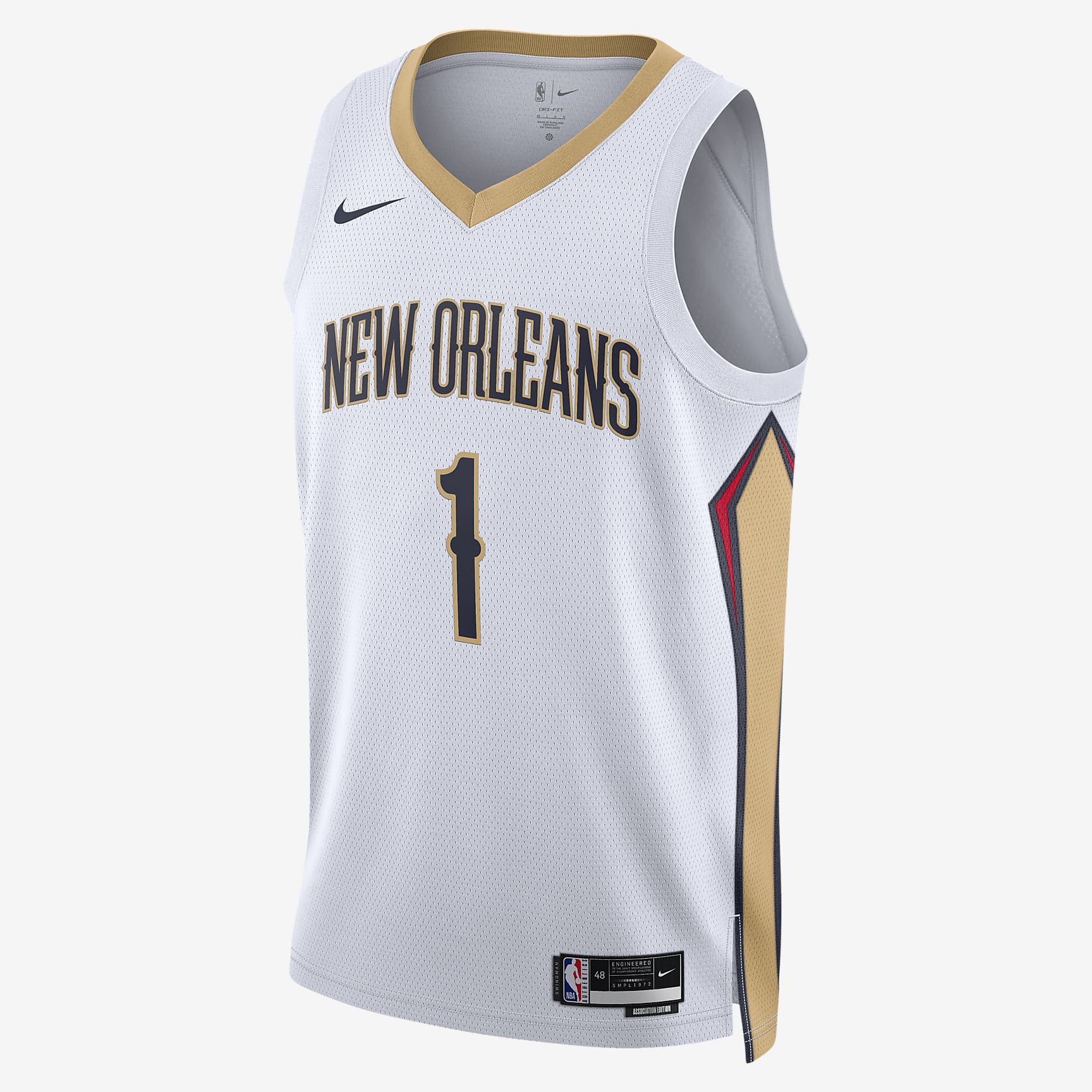 New Orleans Pelicans Association Edition 2022/23 Men's Nike Dri-FIT NBA Swingman Jersey