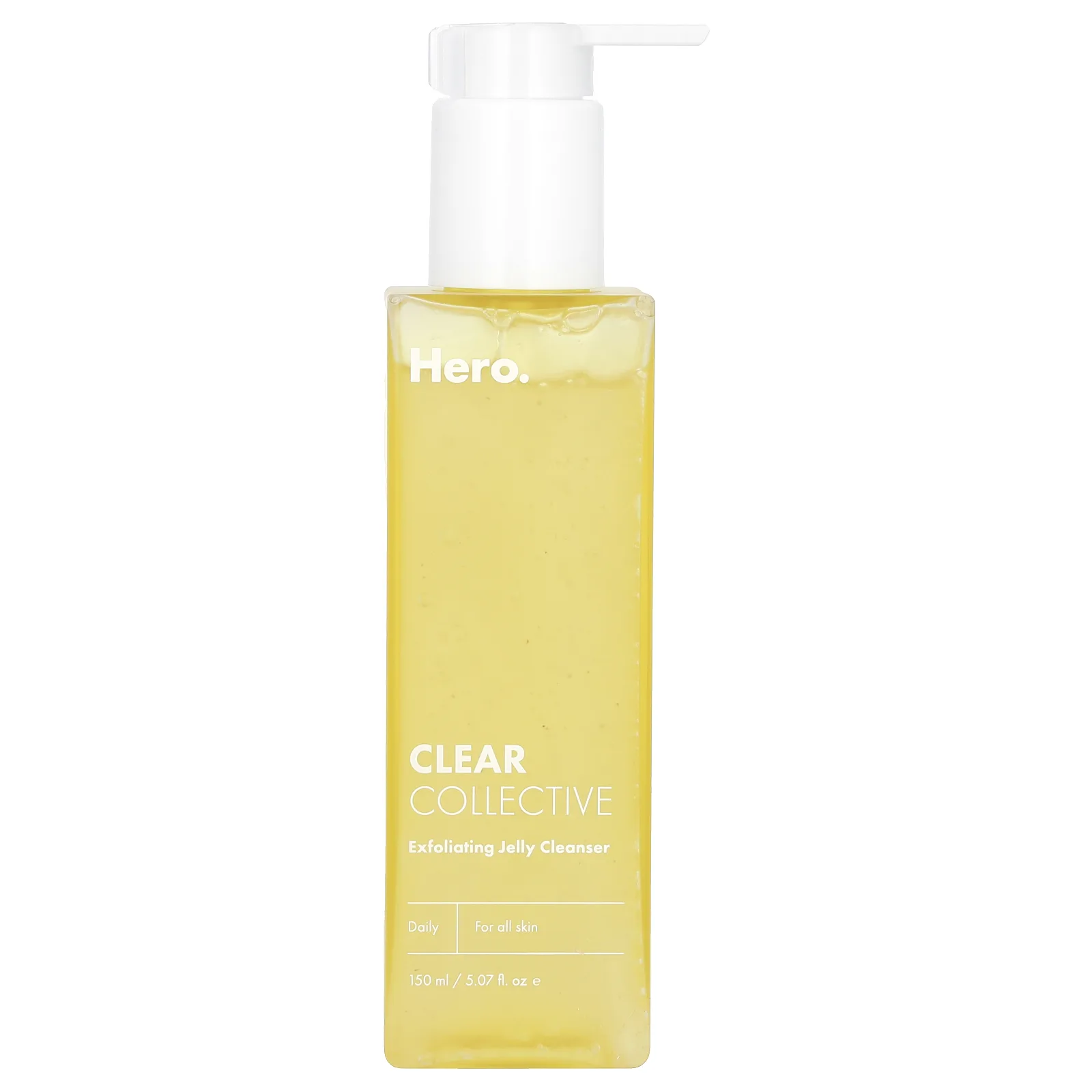 Hero Cosmetics, Clear Collective, отшелушивающее очищающее желе, 150 мл (5,07 жидк. унции)
